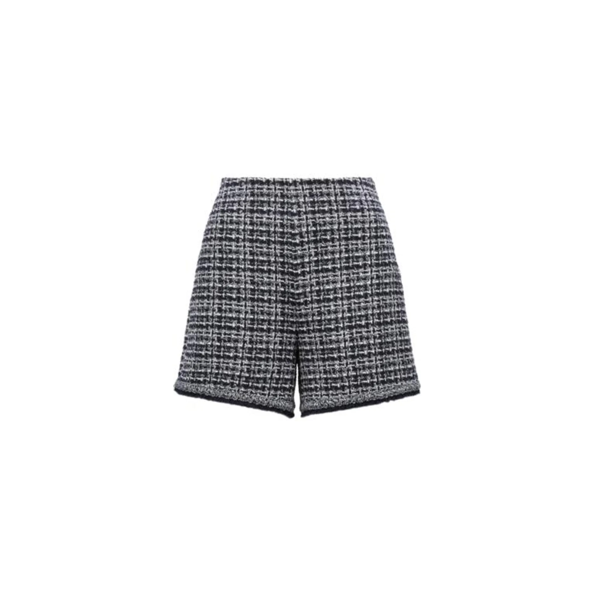 Tweed Shorts – Blå