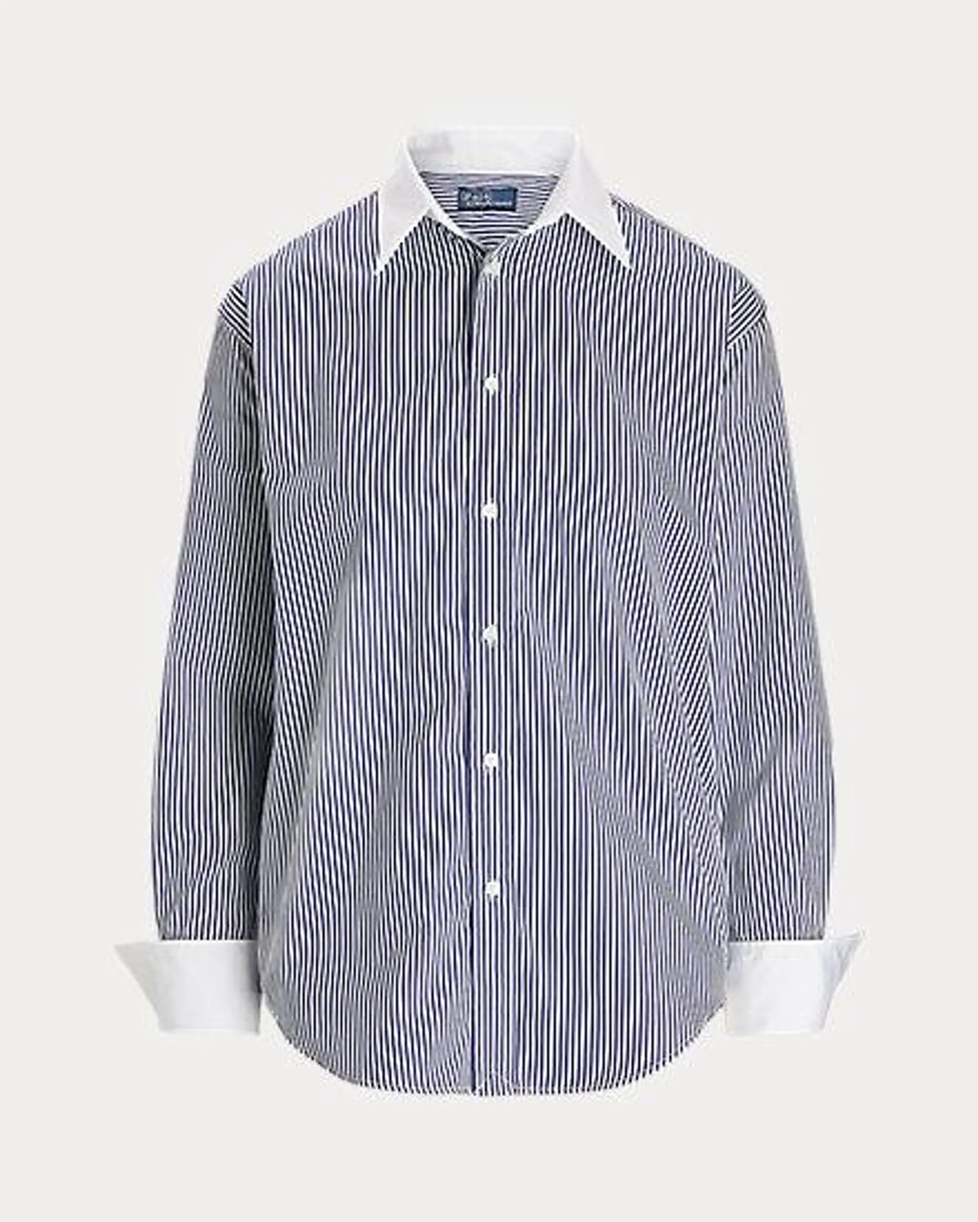 Relaxed Fit Two-Tone Striped Shirt