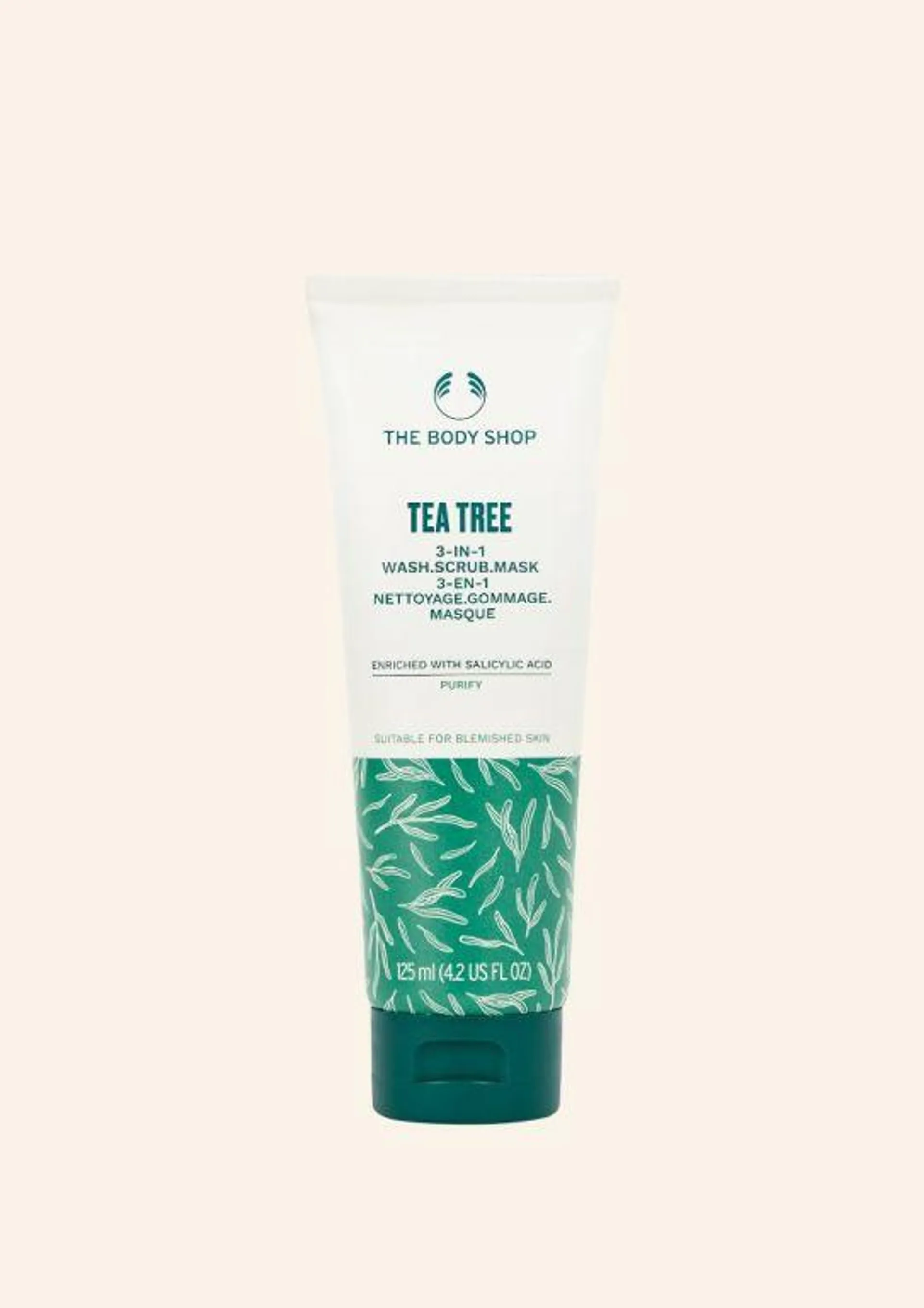 Tea Tree 3-in-1 Wash, Scrub & Mask