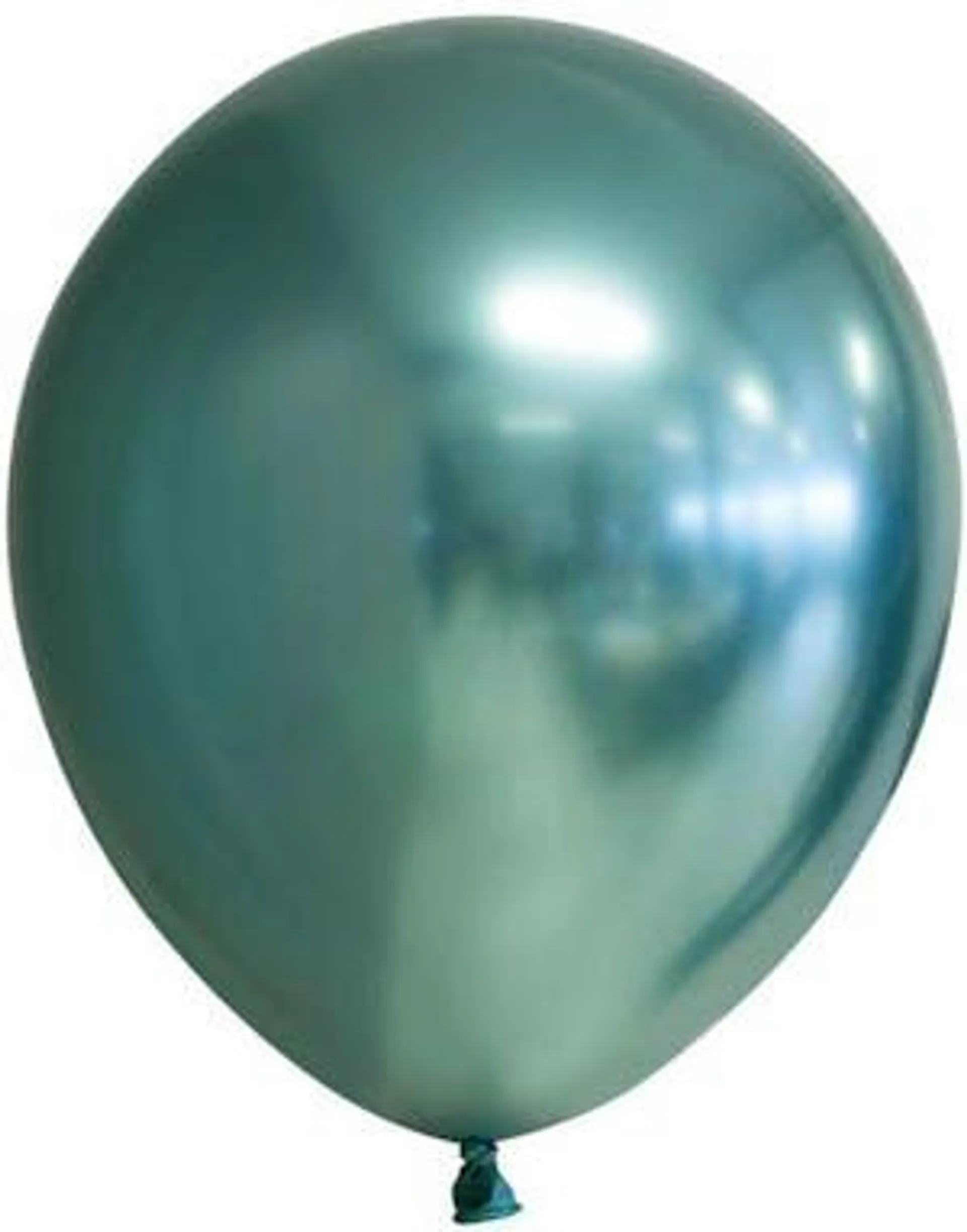 10 stk 30 cm - Grønne Glossy Mirror Ballonger