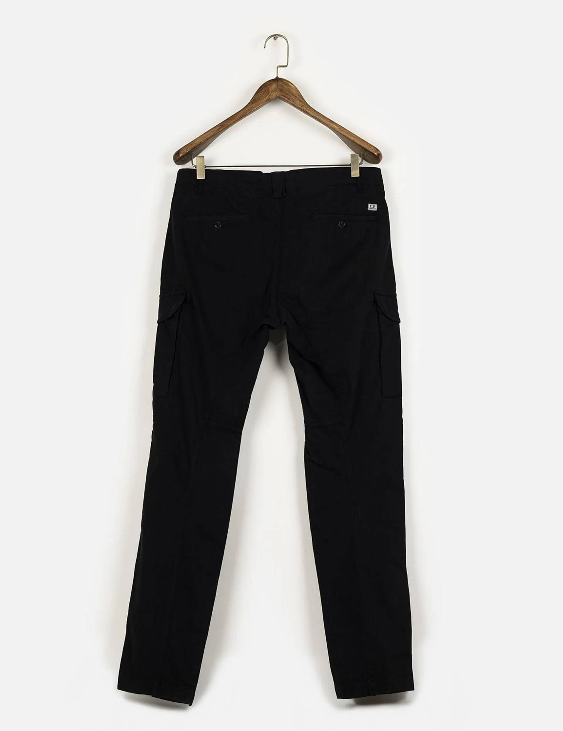 Ergonomic Logo Cargo Pants Black