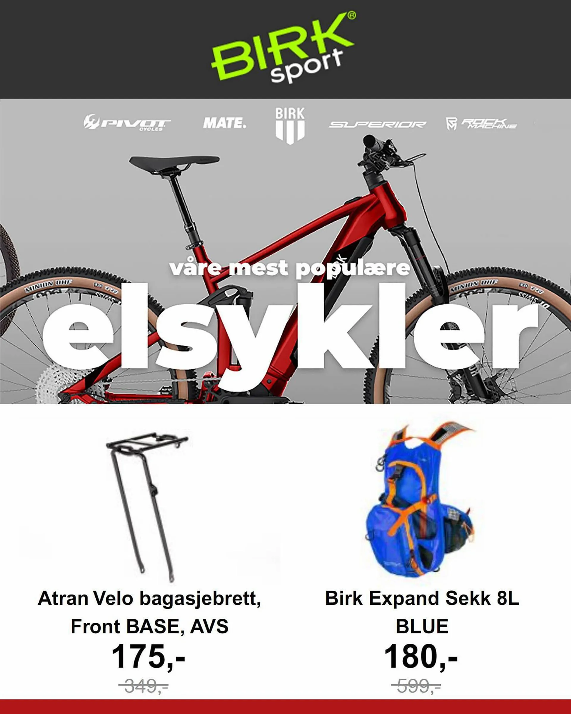 Birk Sport Kundeavis fra 29. august til 11. september 2023 - kundeavisside 1