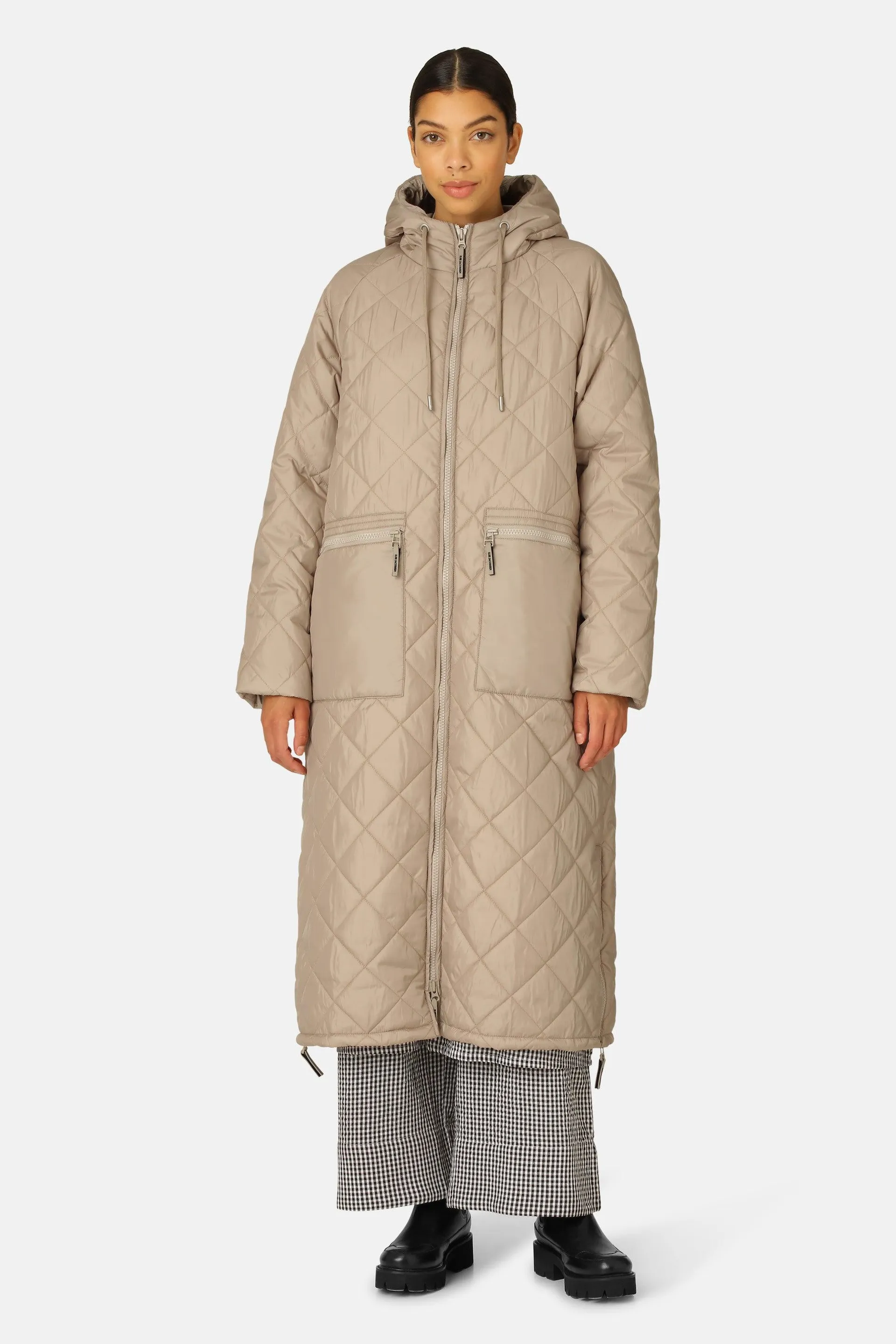 Padded Coat - Cobblestone