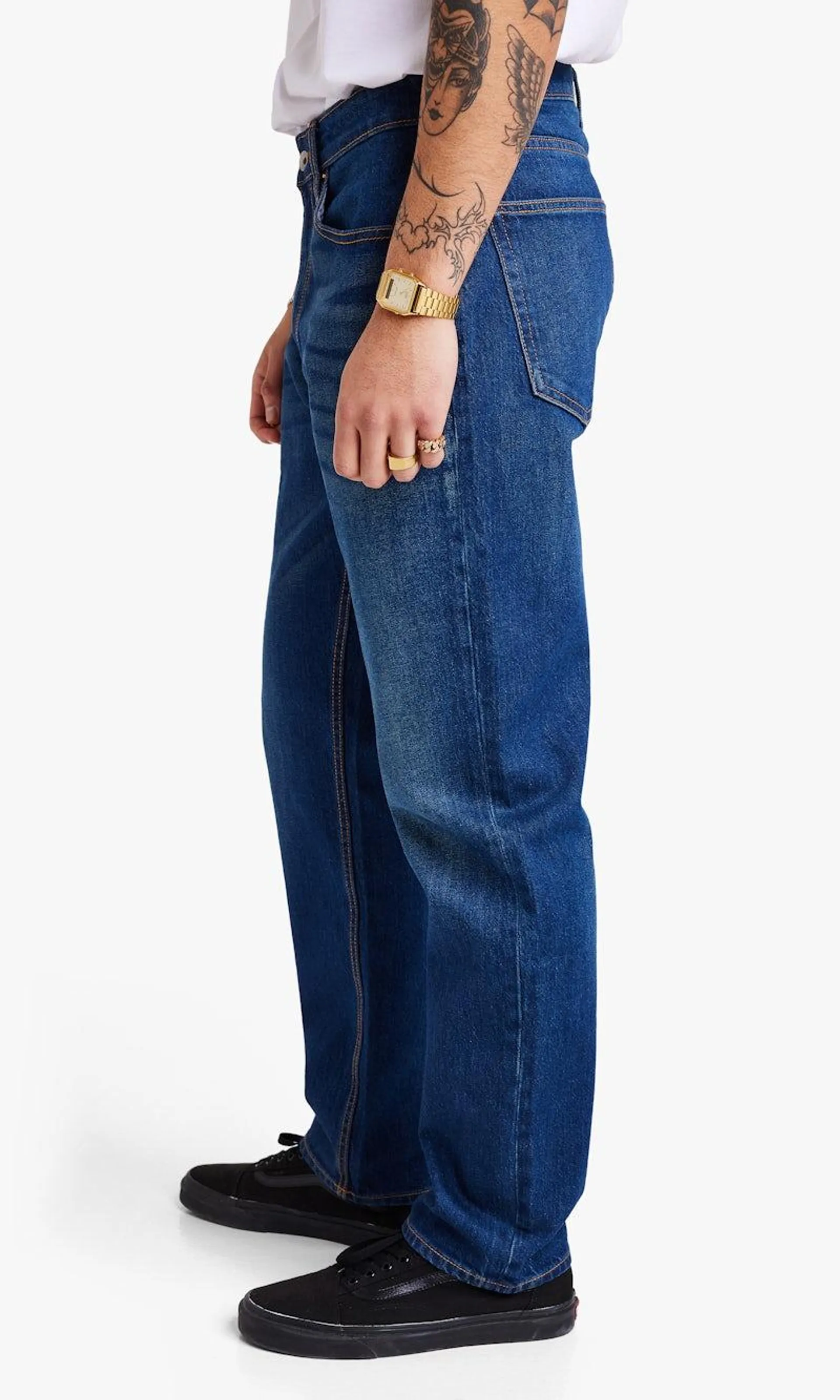 Standard Graphic Mørk Blå Jeans