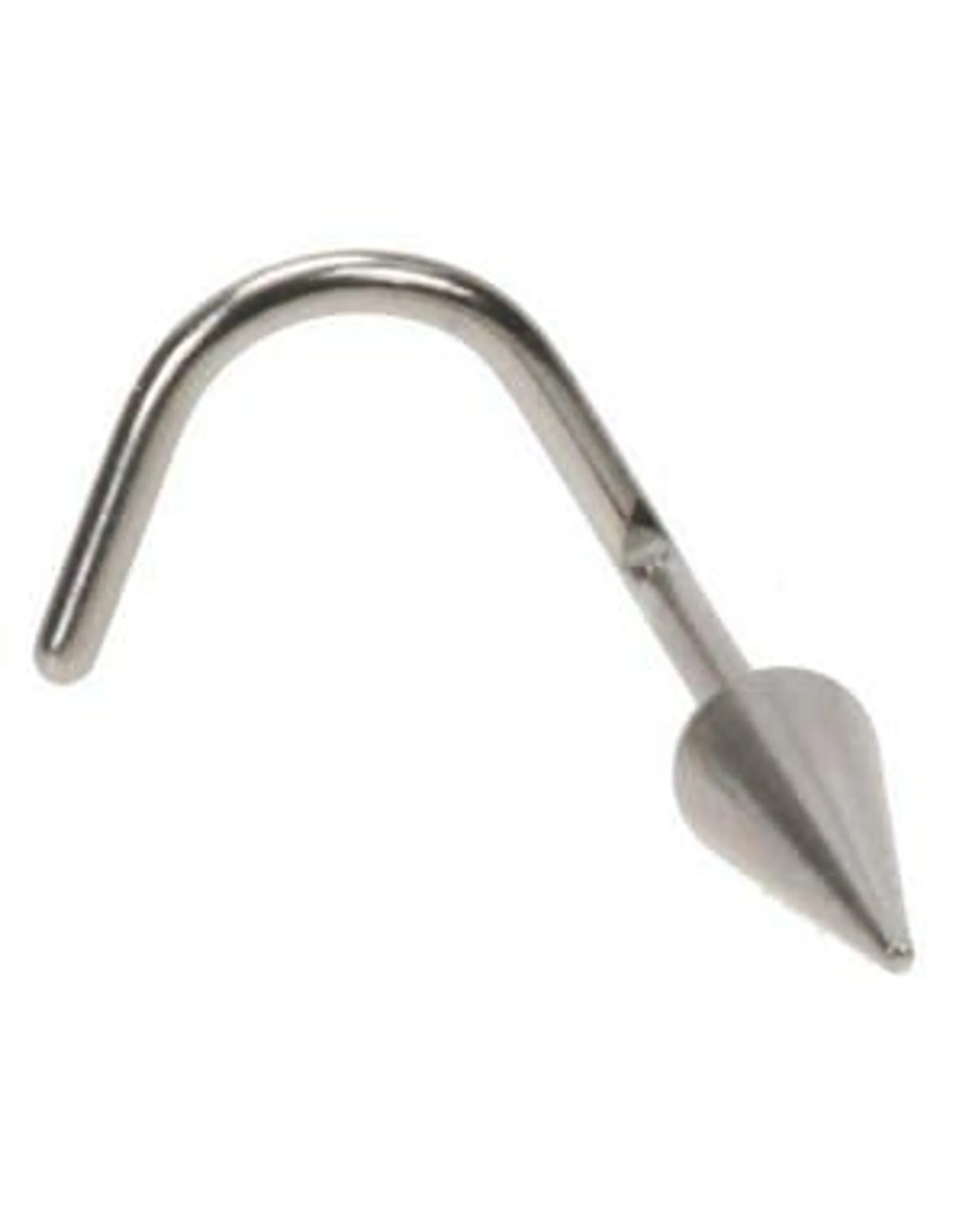 Basic Giantspike - Sølvfarget Nesepiercing