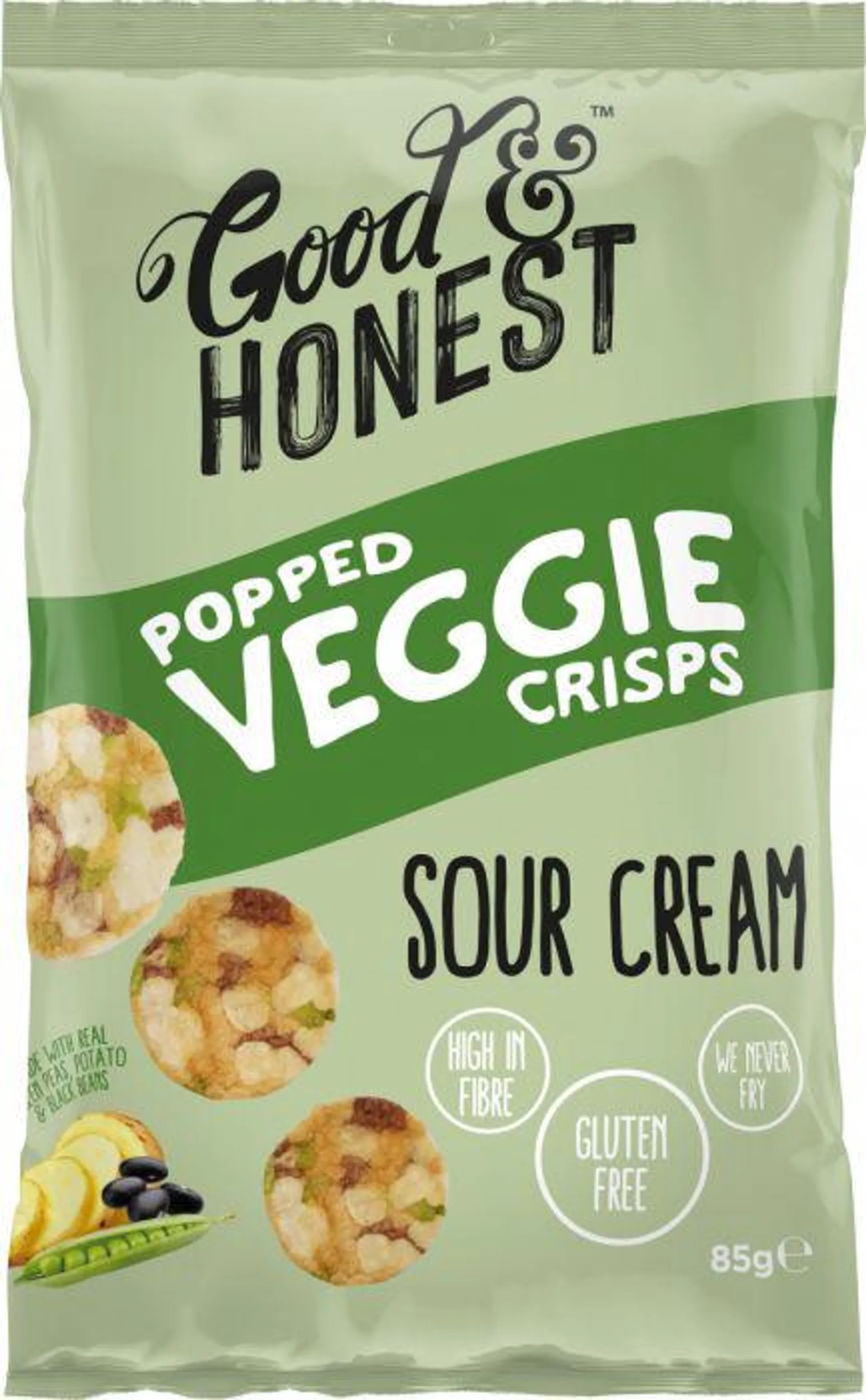 Popped Veggie Crisps - Sour Cream