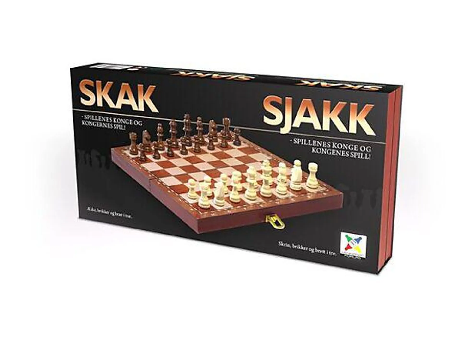 Sjakksett i tre 30x30