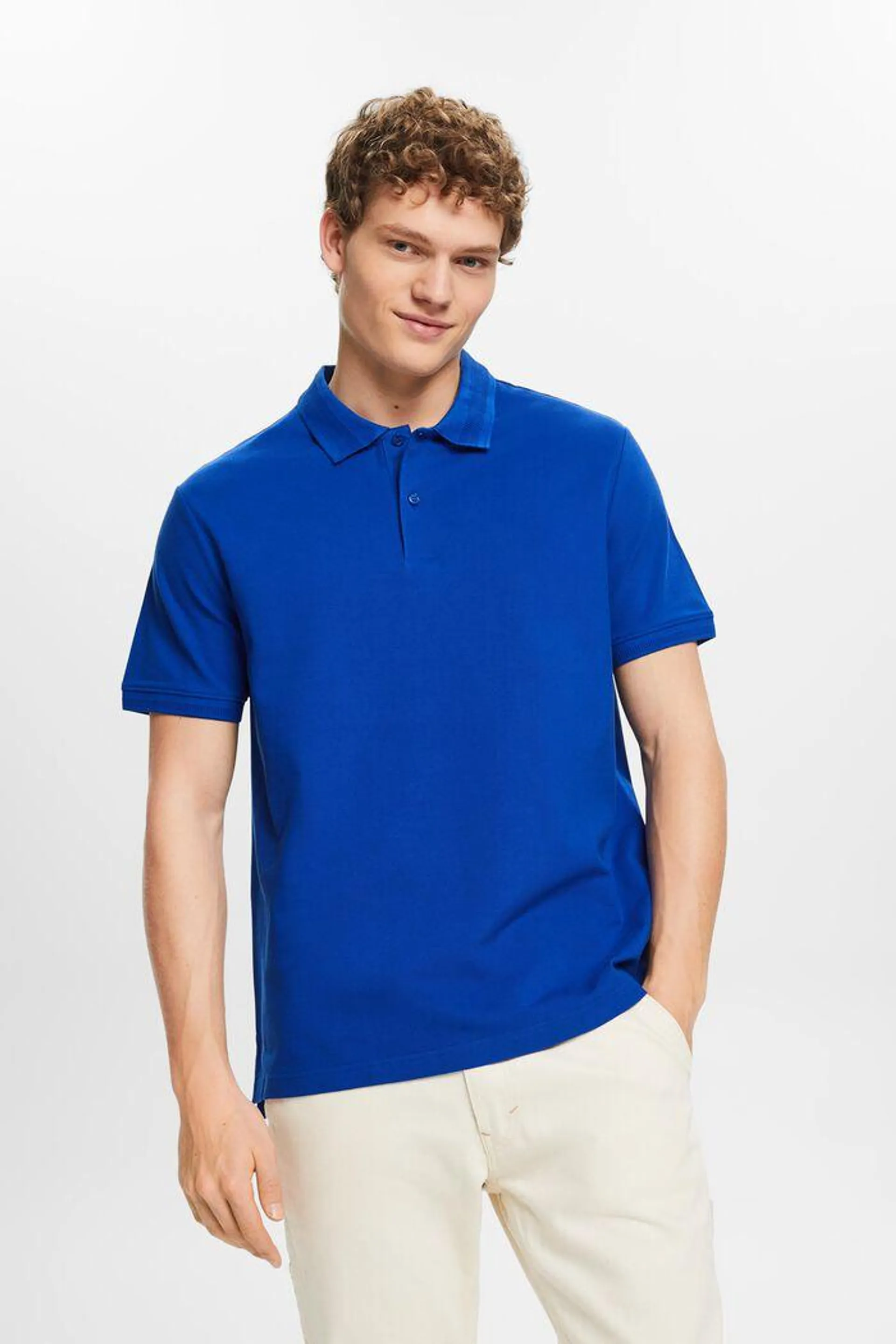 Cotton Pique Polo Shirt