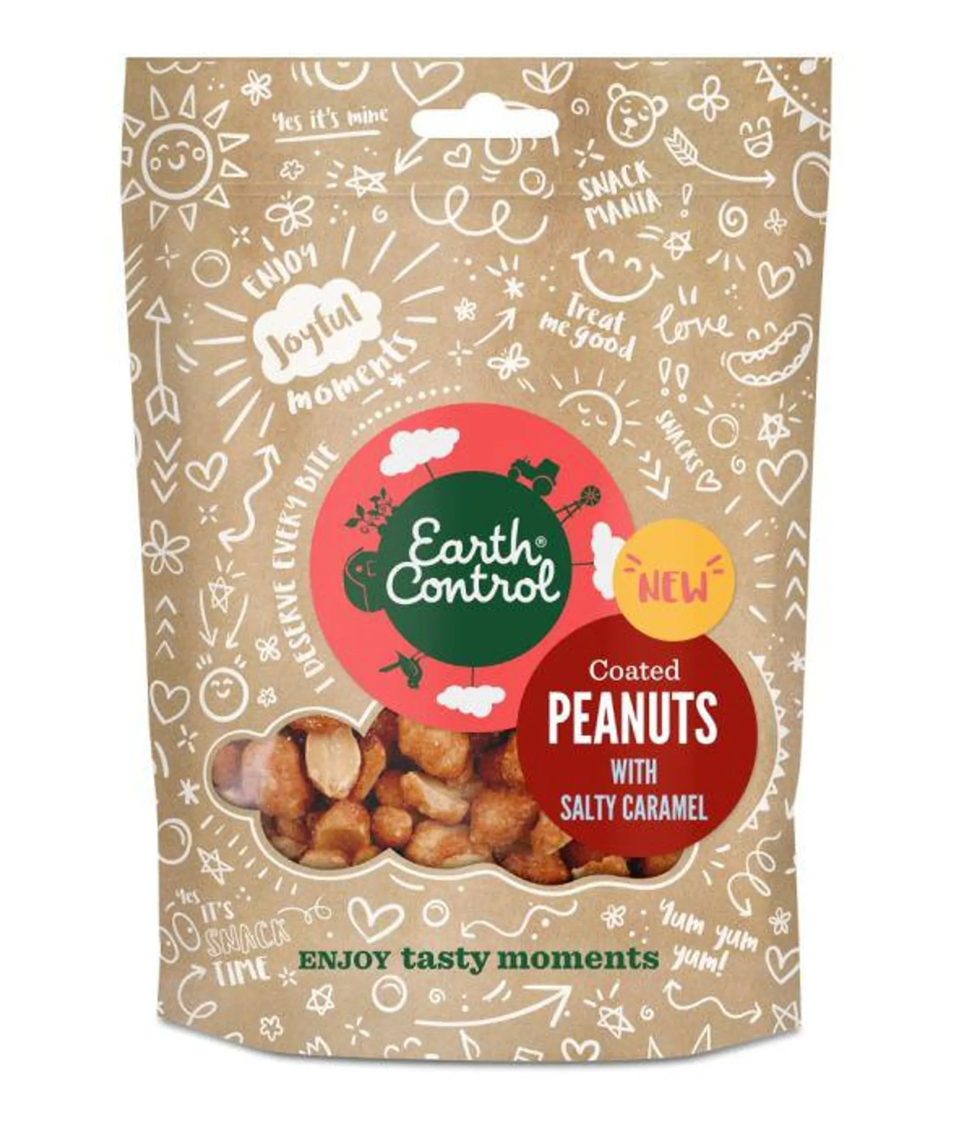 Earth Control Salty Caramel Peanuts 125 g