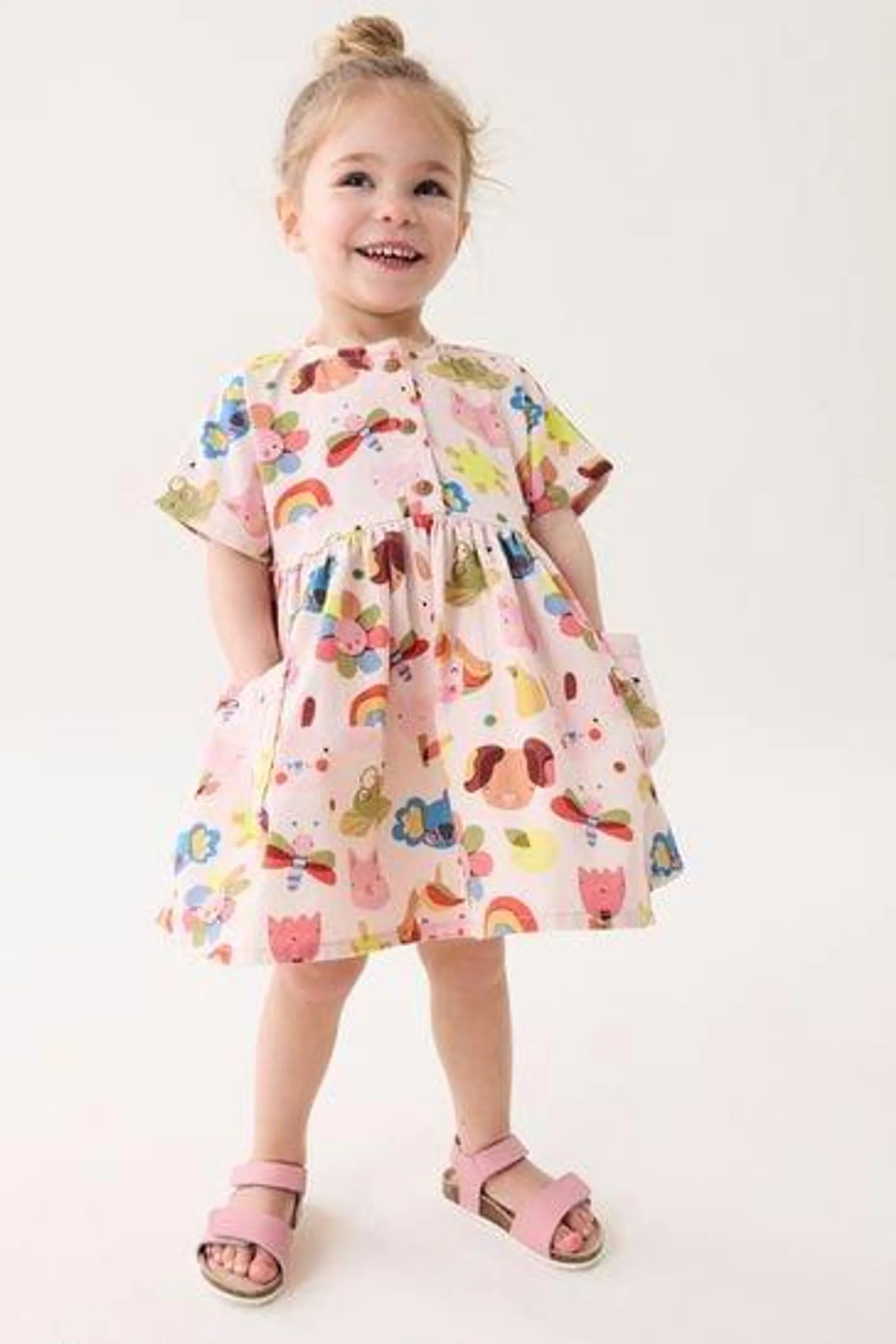 Relaxed Cotton Dress (3mths-8yrs)