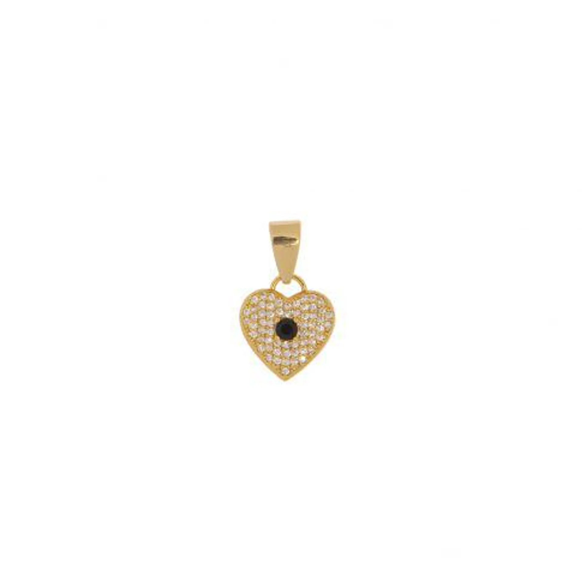 Charm heart Black