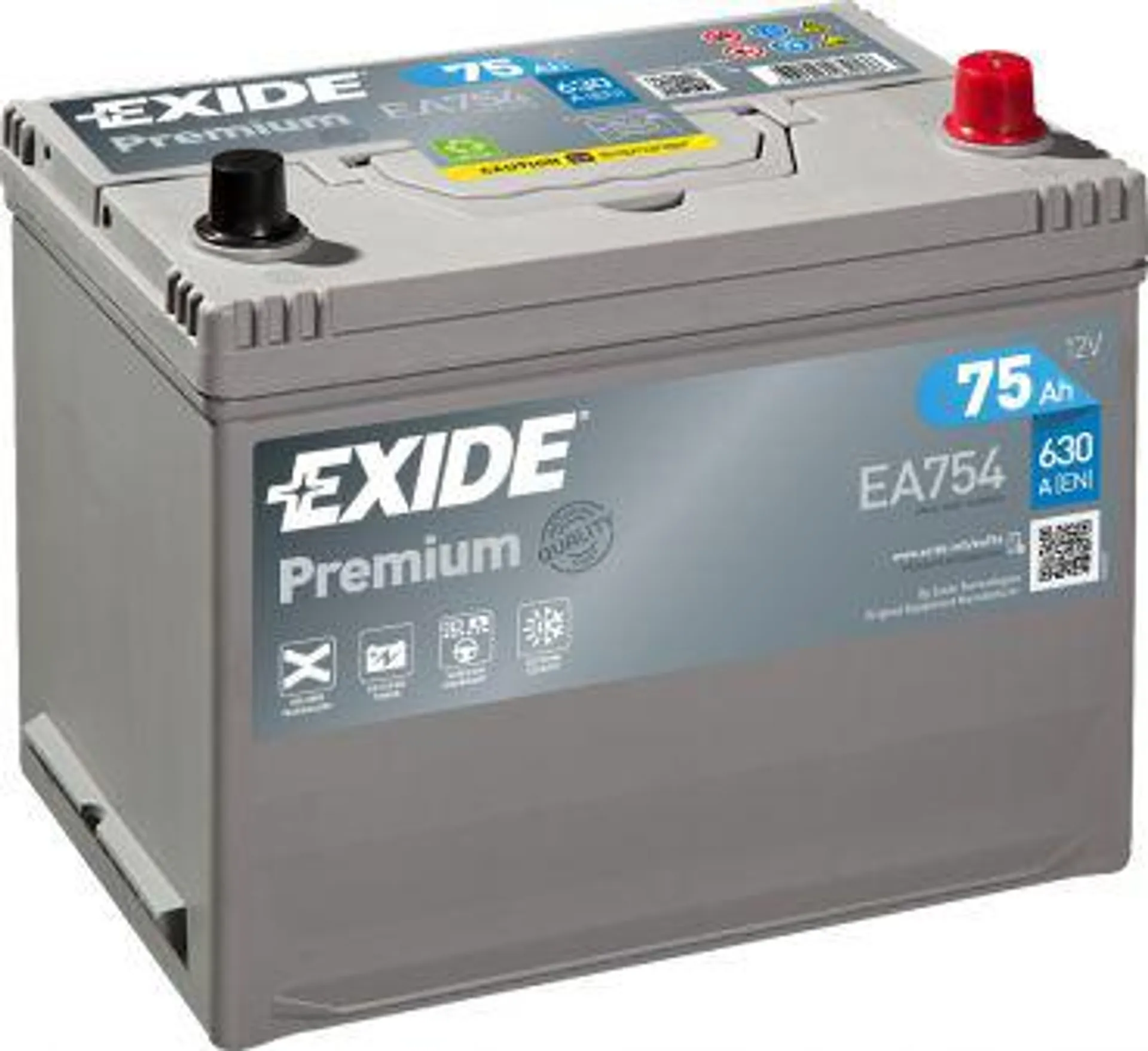 Startbatteri 75 Ah Exide