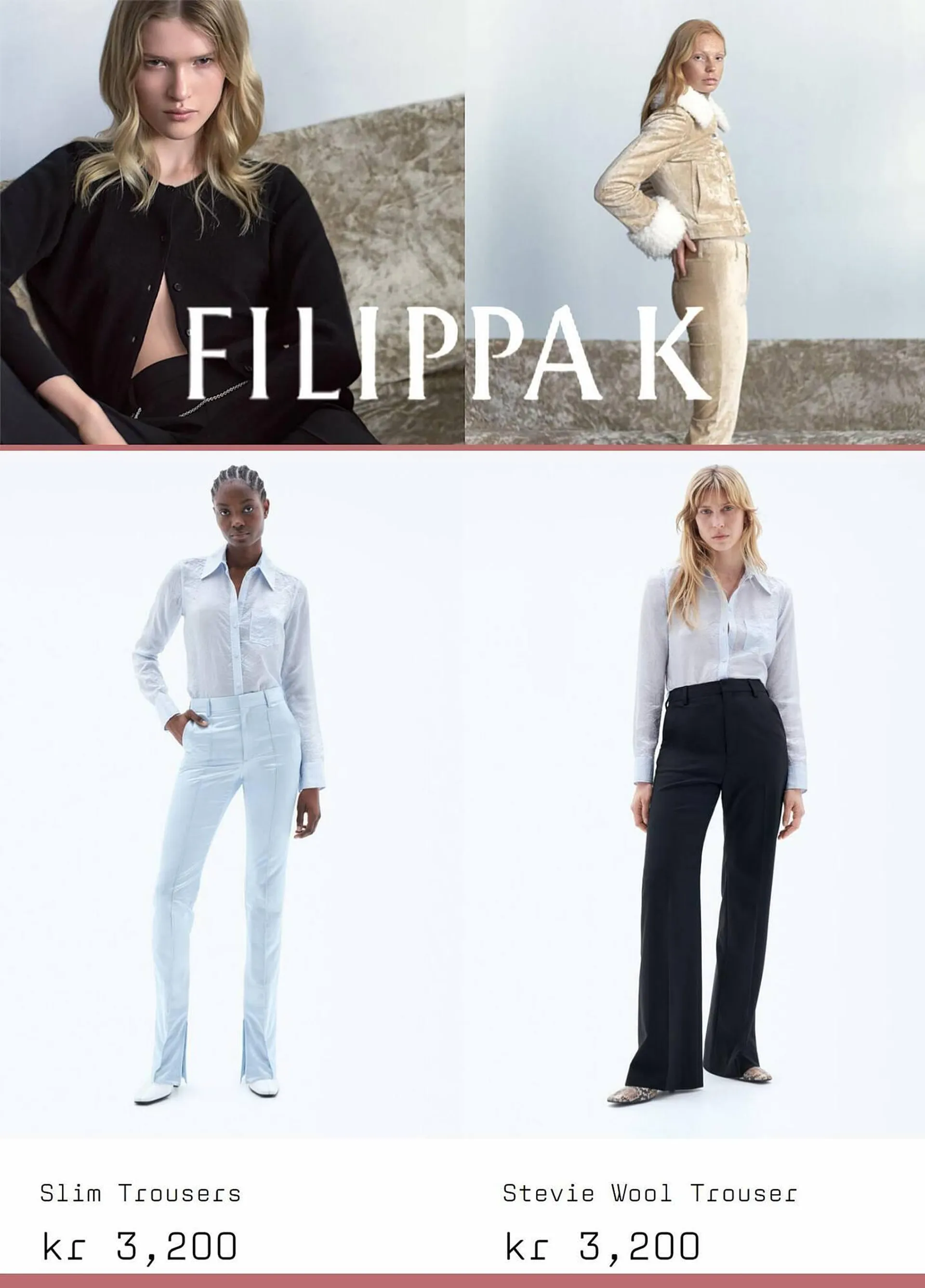 Filippa K Kundeavis fra 8. september til 8. oktober 2023 - kundeavisside 1