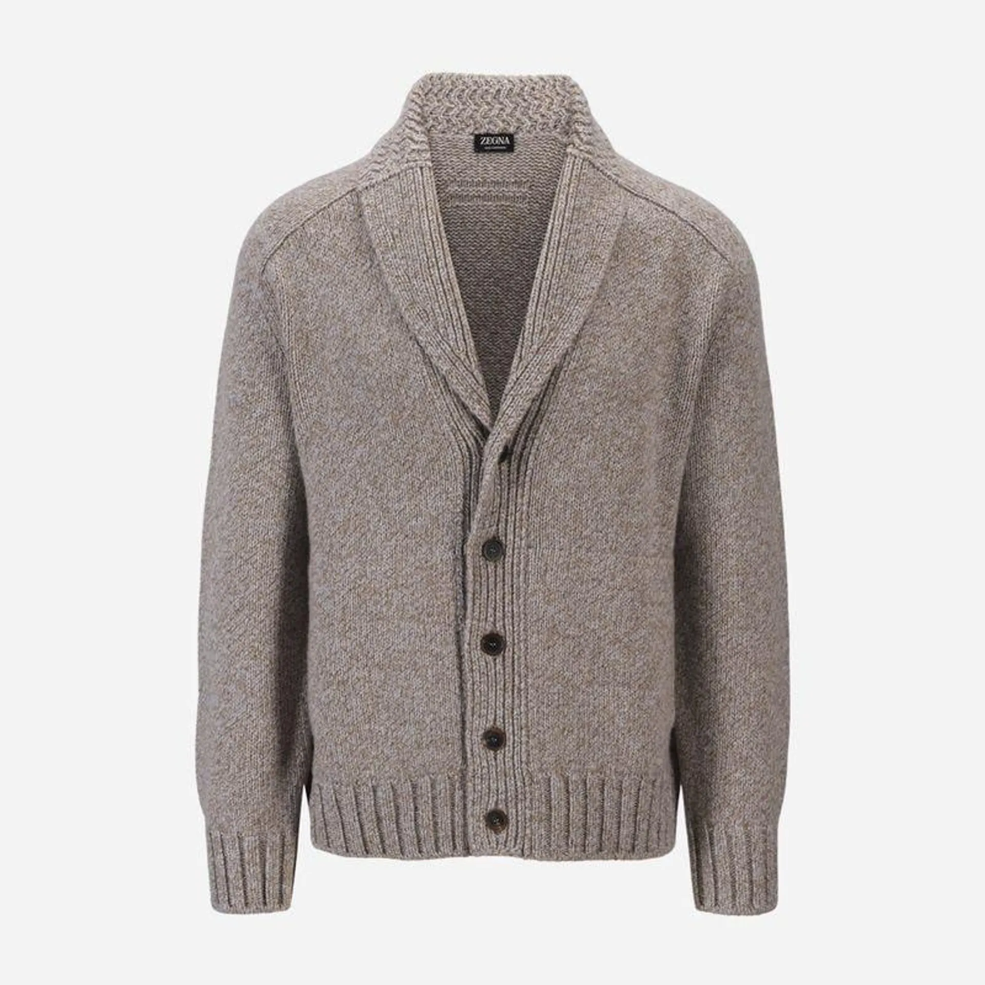 Cashmere Cardigan - Medium Beige