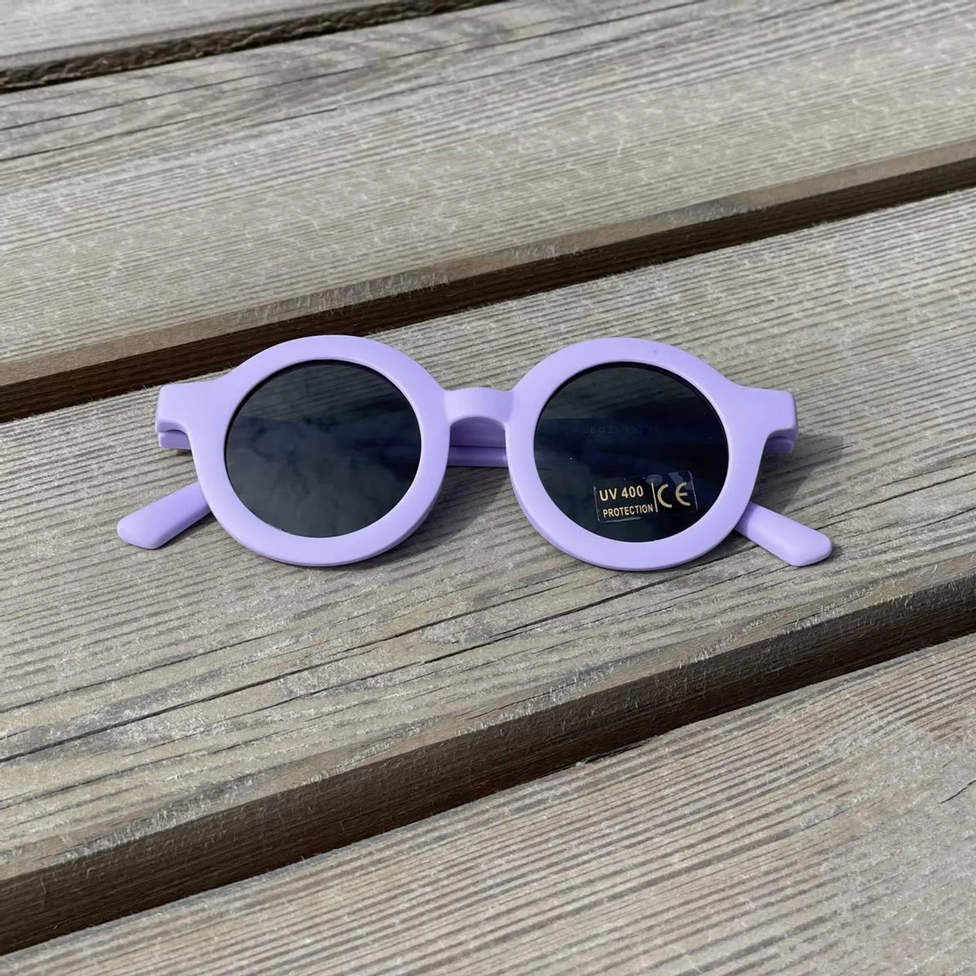 Troller | Suneyes Solbrille til barn i silikon | 0-4 år | Lilla