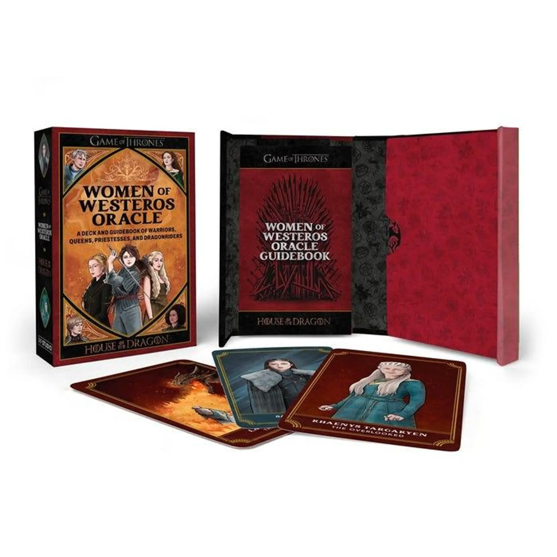 Game of Thrones & House of the Dragon: Women of Westeros Oracle: A Deck and Guidebook of Warriors, Queens, Priestesses, and Dragonriders