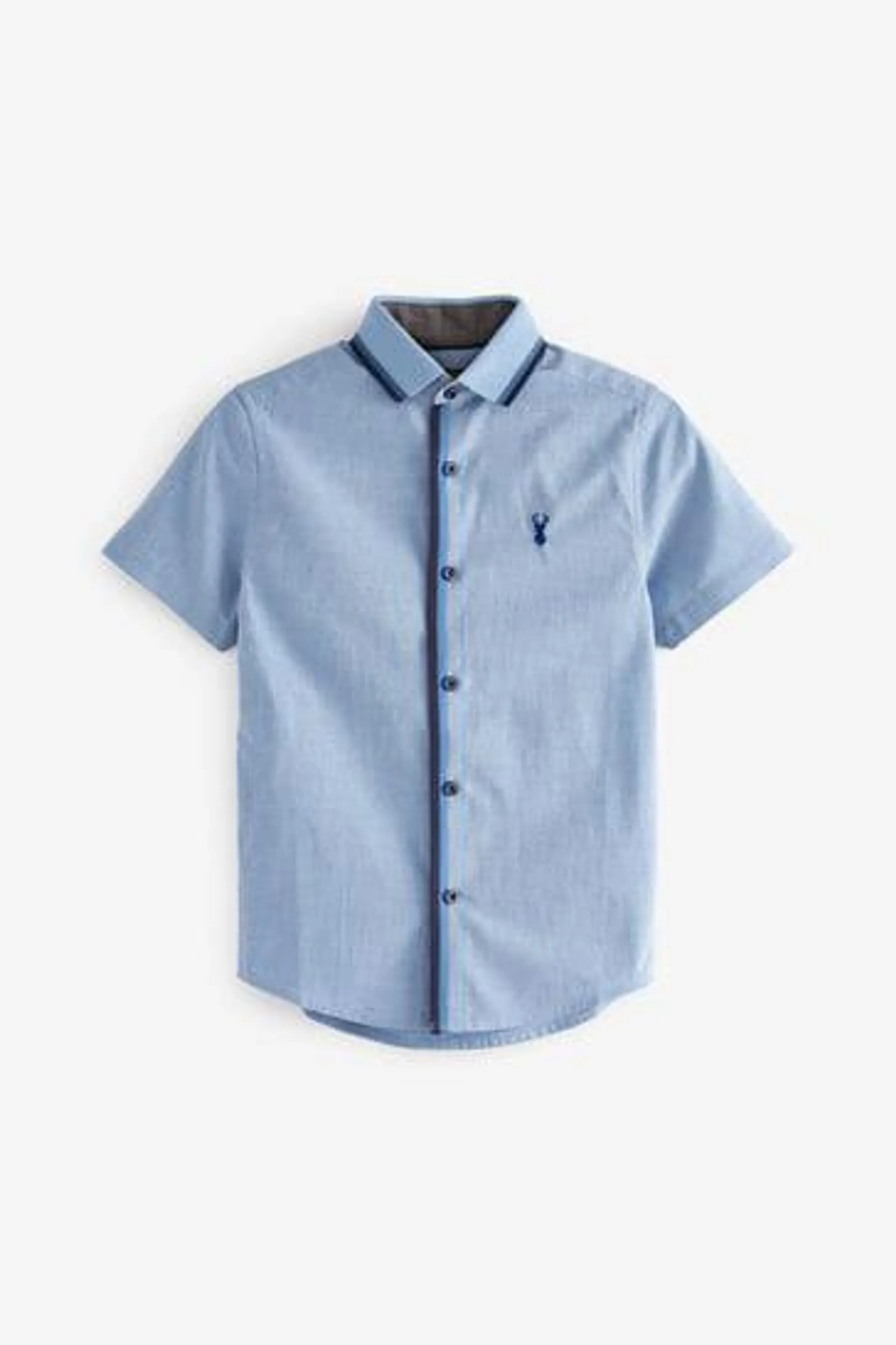Short Sleeve Colourblock Shirt (3-16yrs)