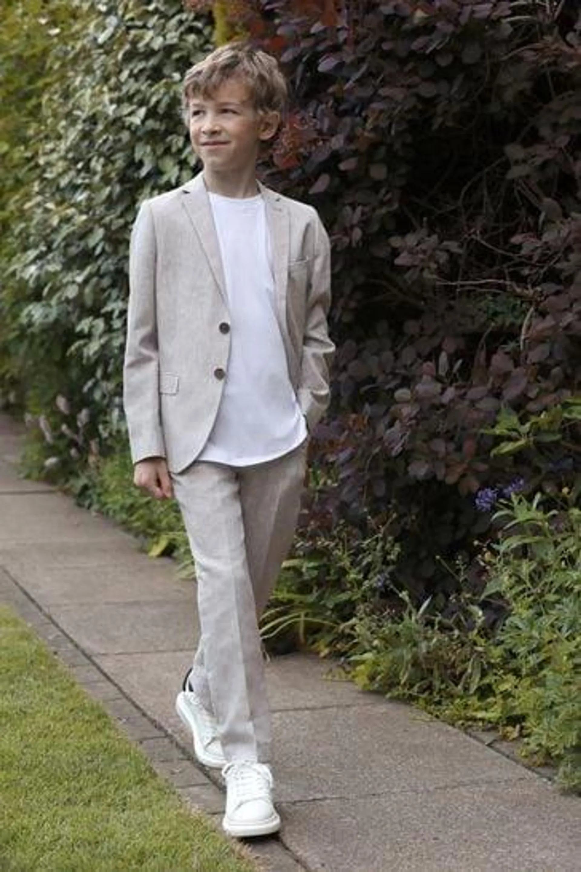 Linen Blend Suit Jacket (12mths-16yrs)