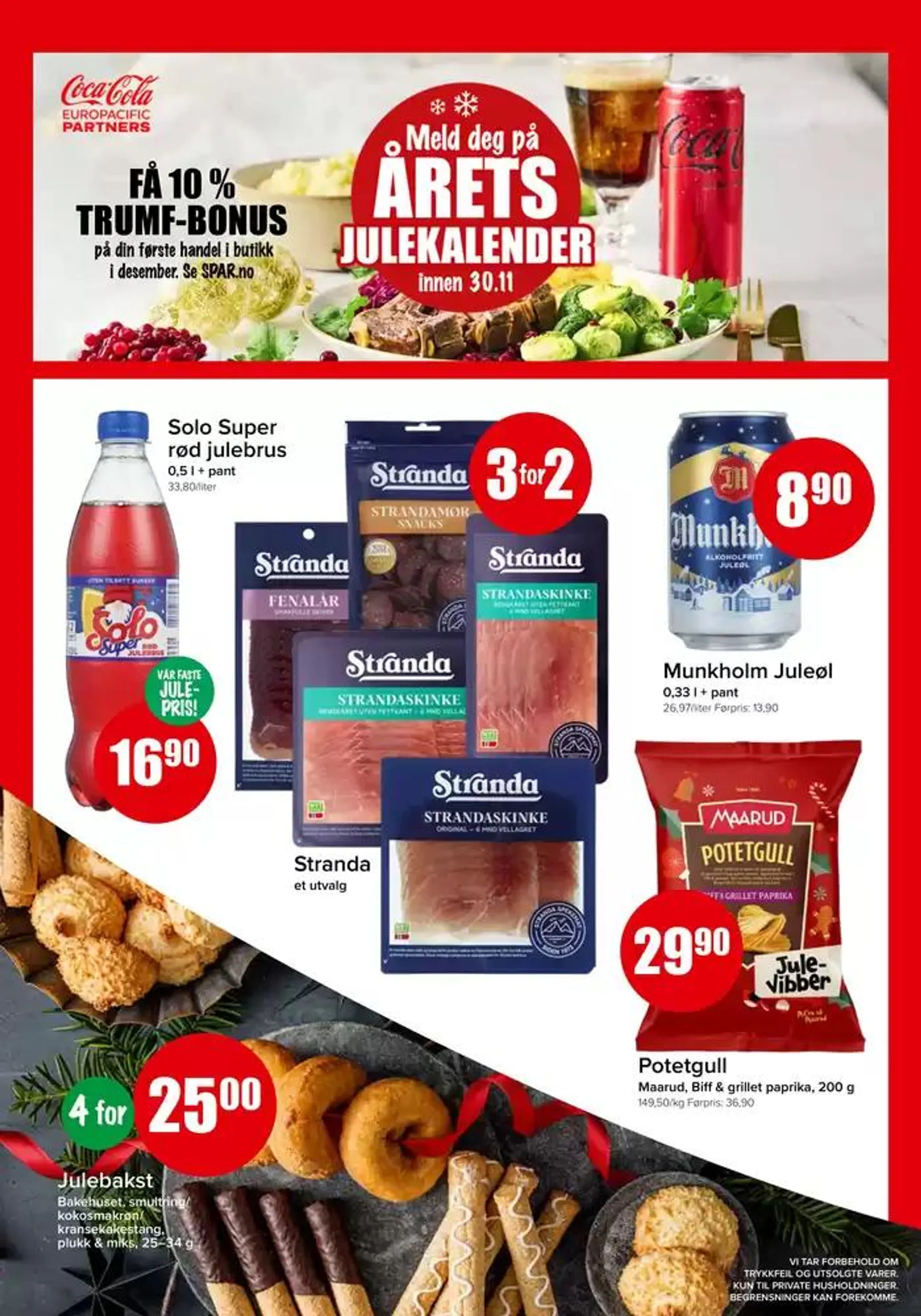 Eurospar Kundeavis fra 28. november til 12. desember 2024 - kundeavisside 9