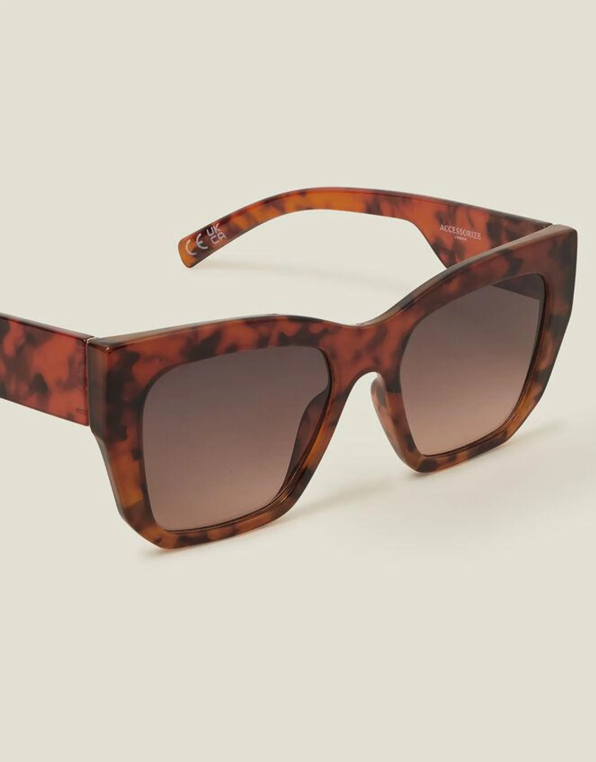 Tortoiseshell Chunky Cateye Sunglasses