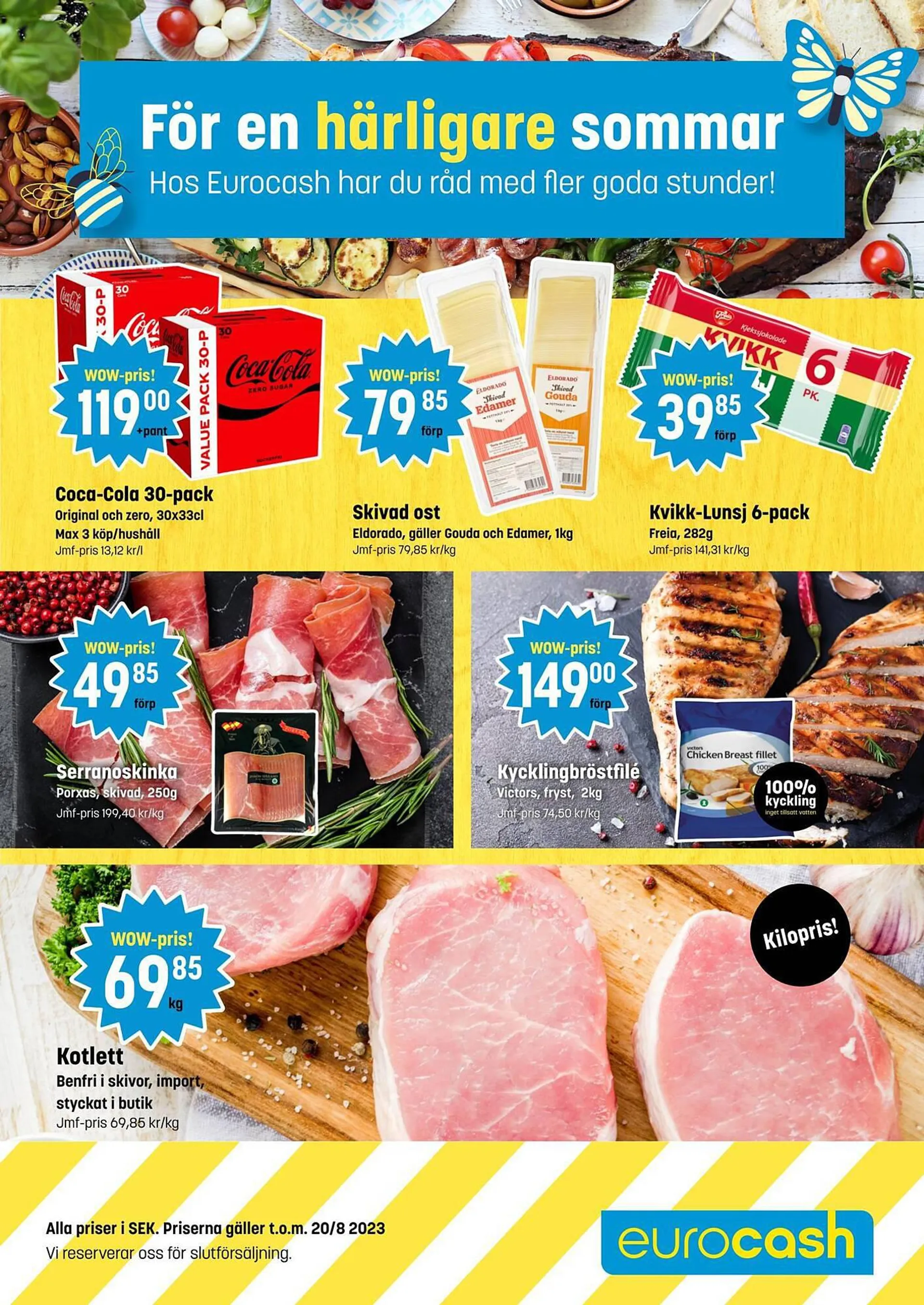 eurocash Kundeavis fra 13. august til 20. august 2023 - kundeavisside 1