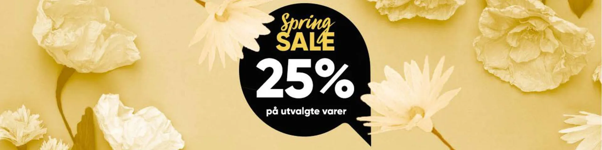 Spring Sale 25% - 1