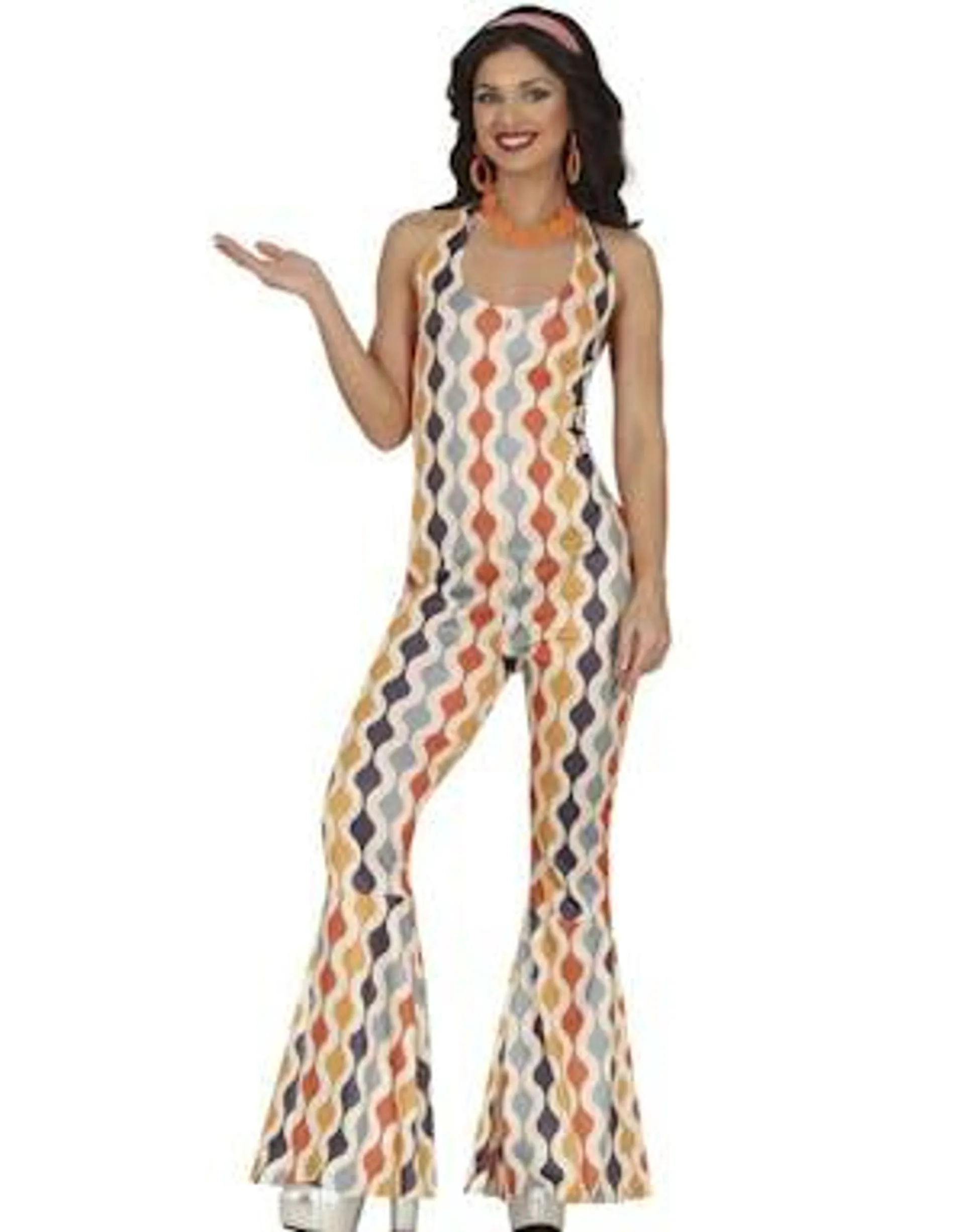 70 Talls Retro Jumpsuit-Kostyme