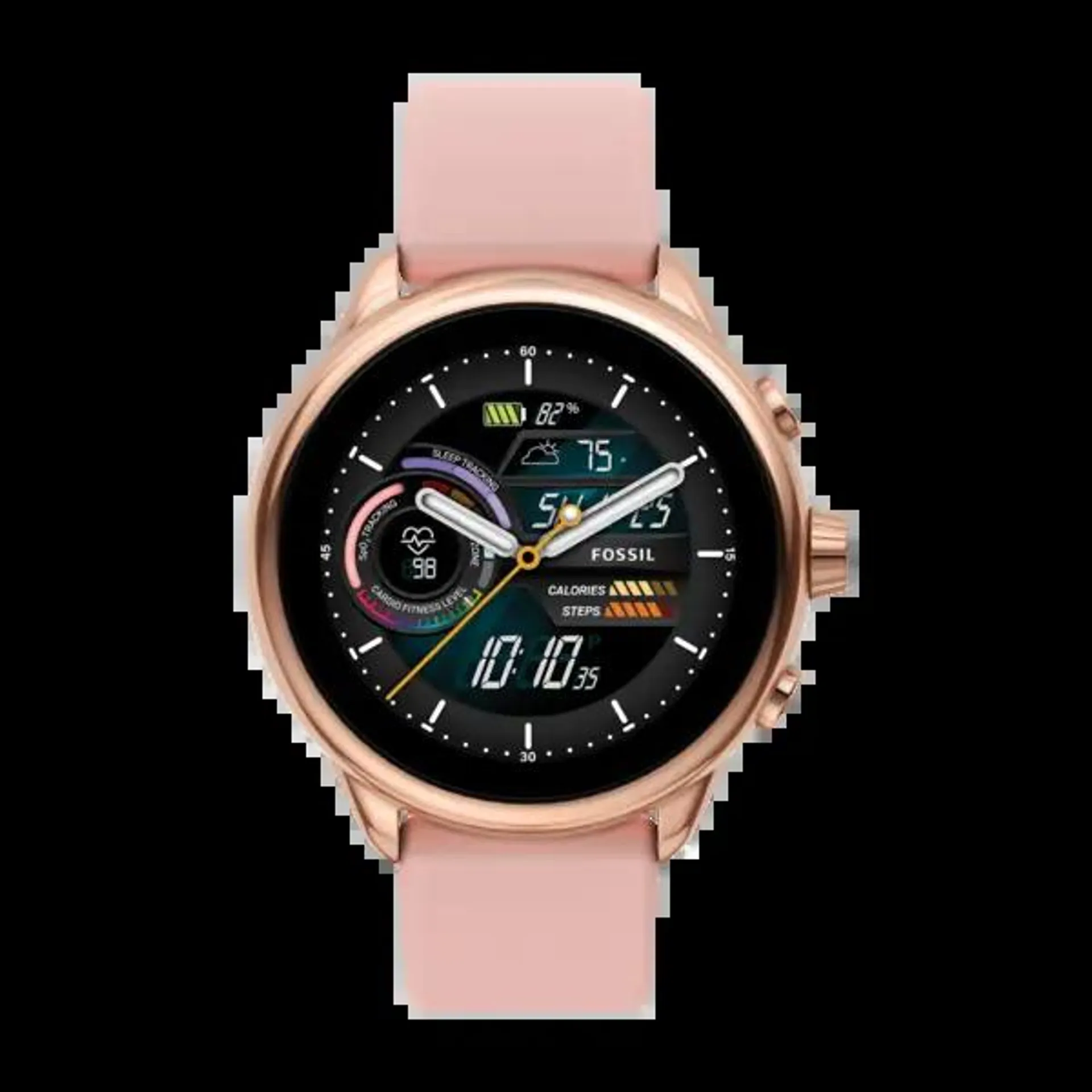 FOSSIL GEN 6 WELLNESS EDITION SMARTKLOKKE 44 MM ROSÉGULL/ROSA