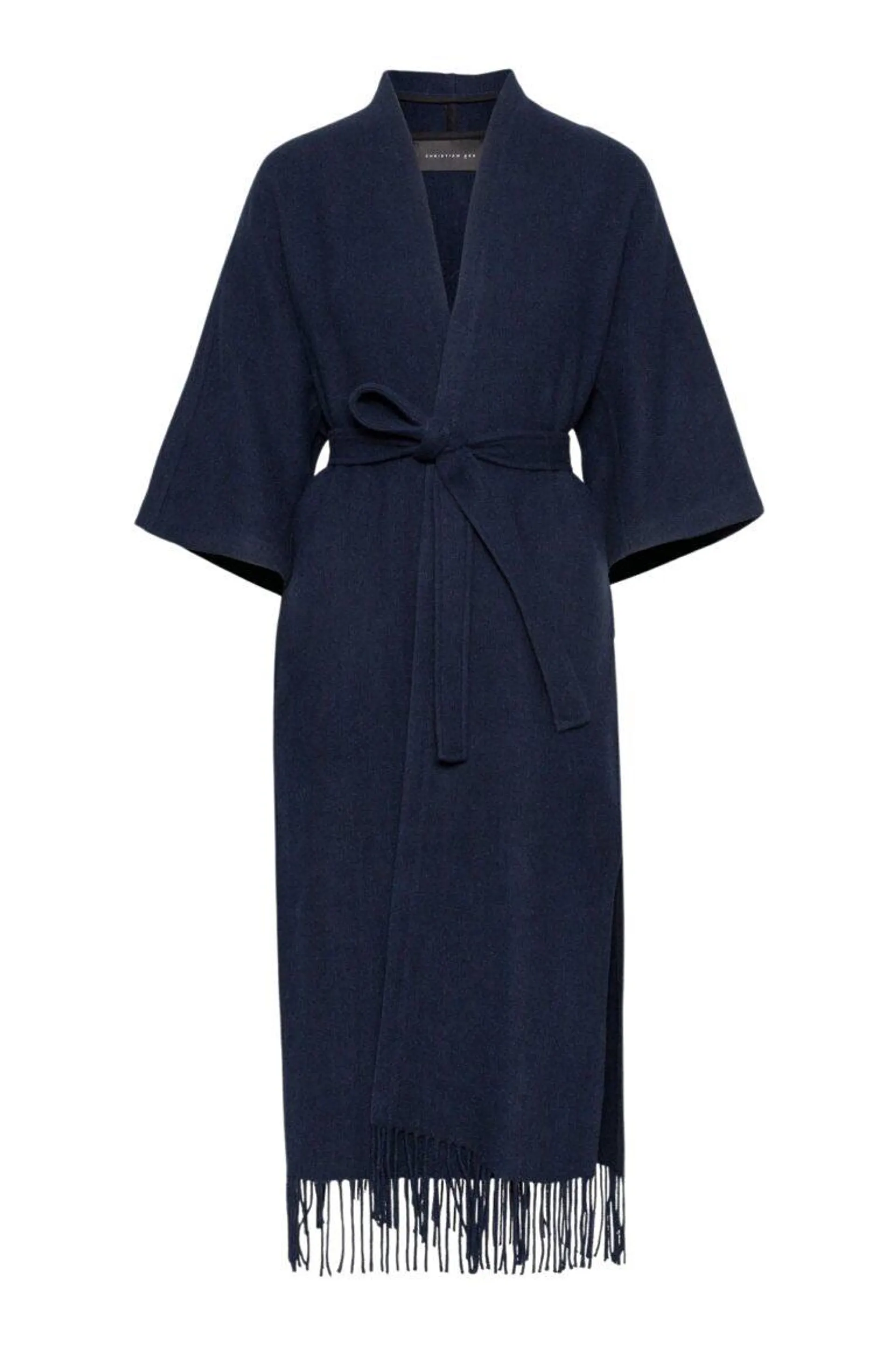 Ruby Lambswool Coat – Blå