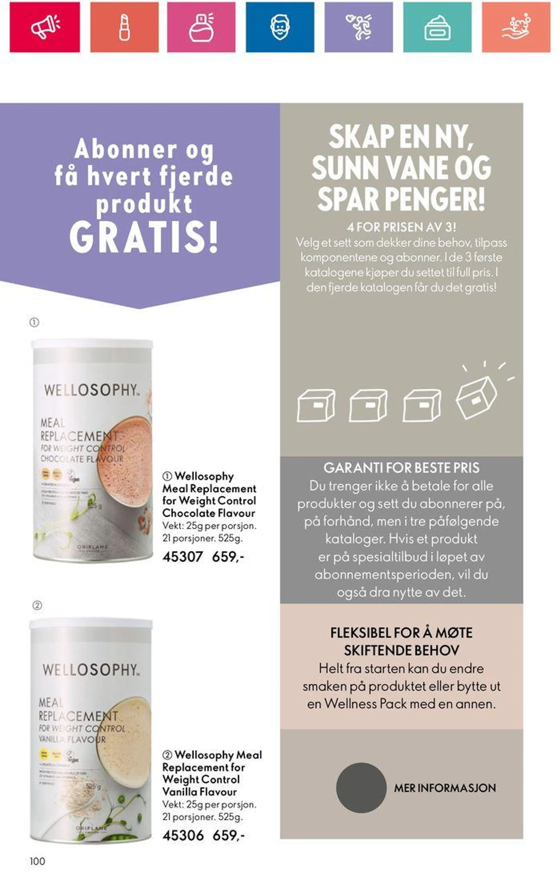 ORIFLAME Kundeavis fra 20. juni til 4. juli 2024 - kundeavisside 100