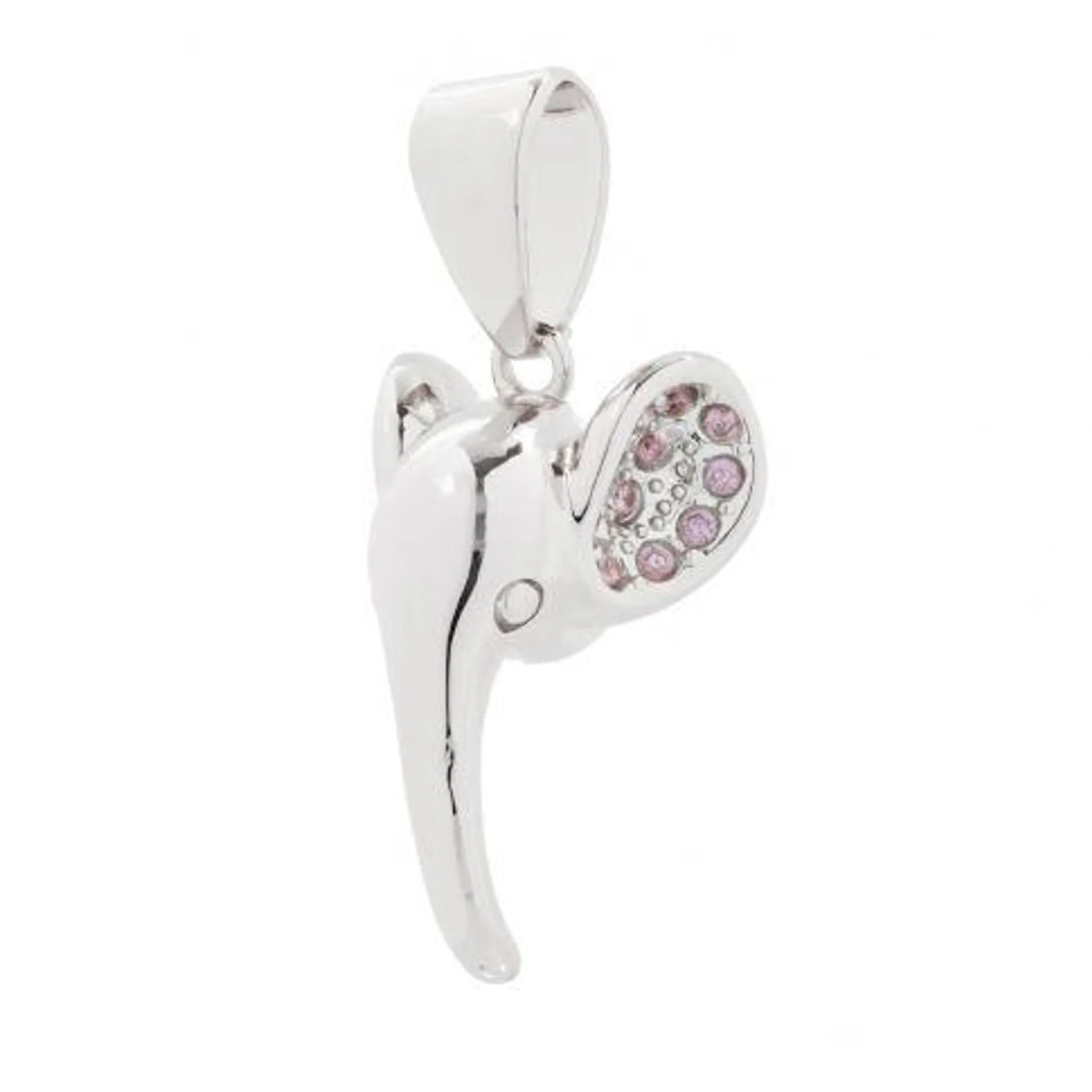 Elehead bling silver Lightpink