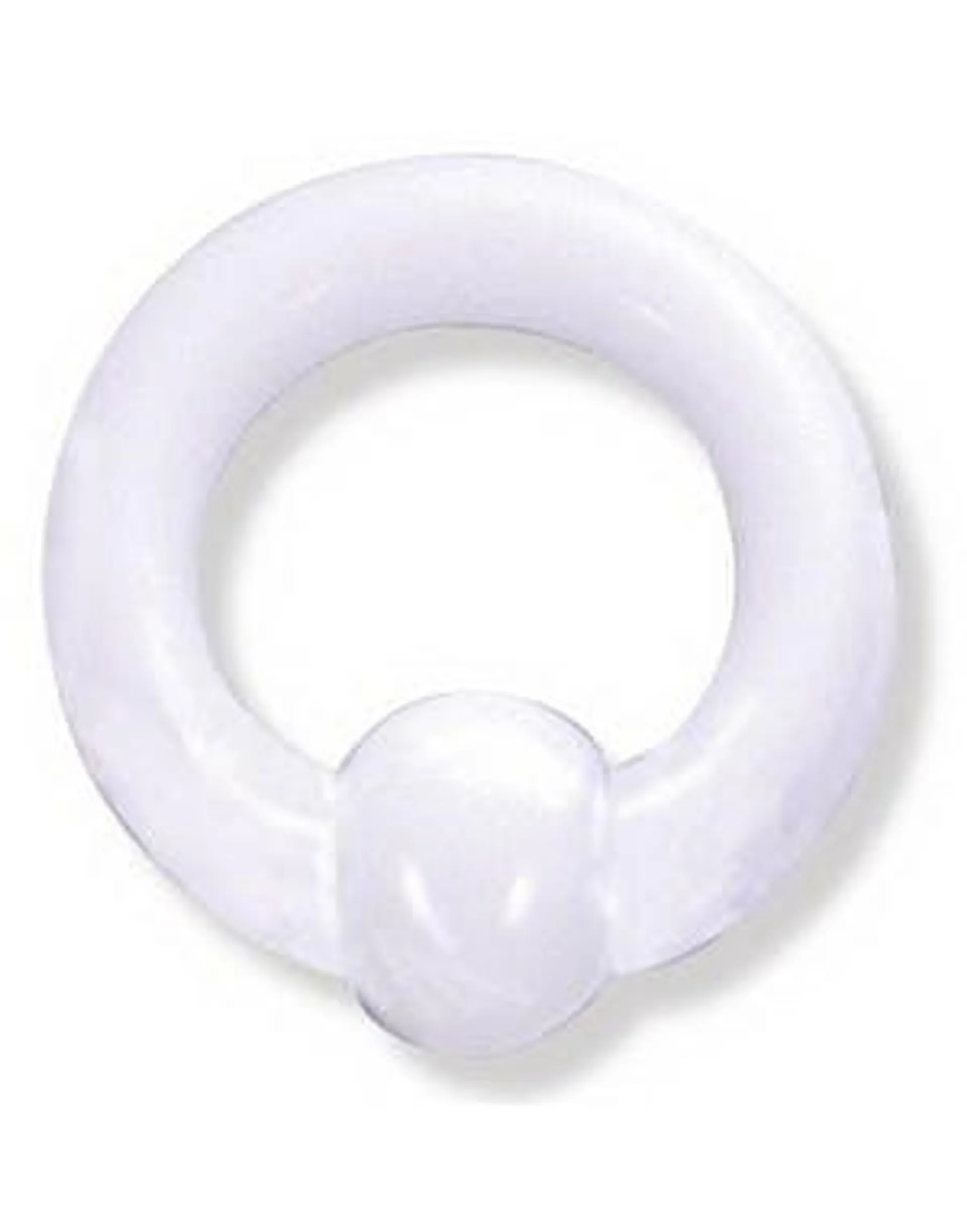Hvit Akryl BCR Piercing