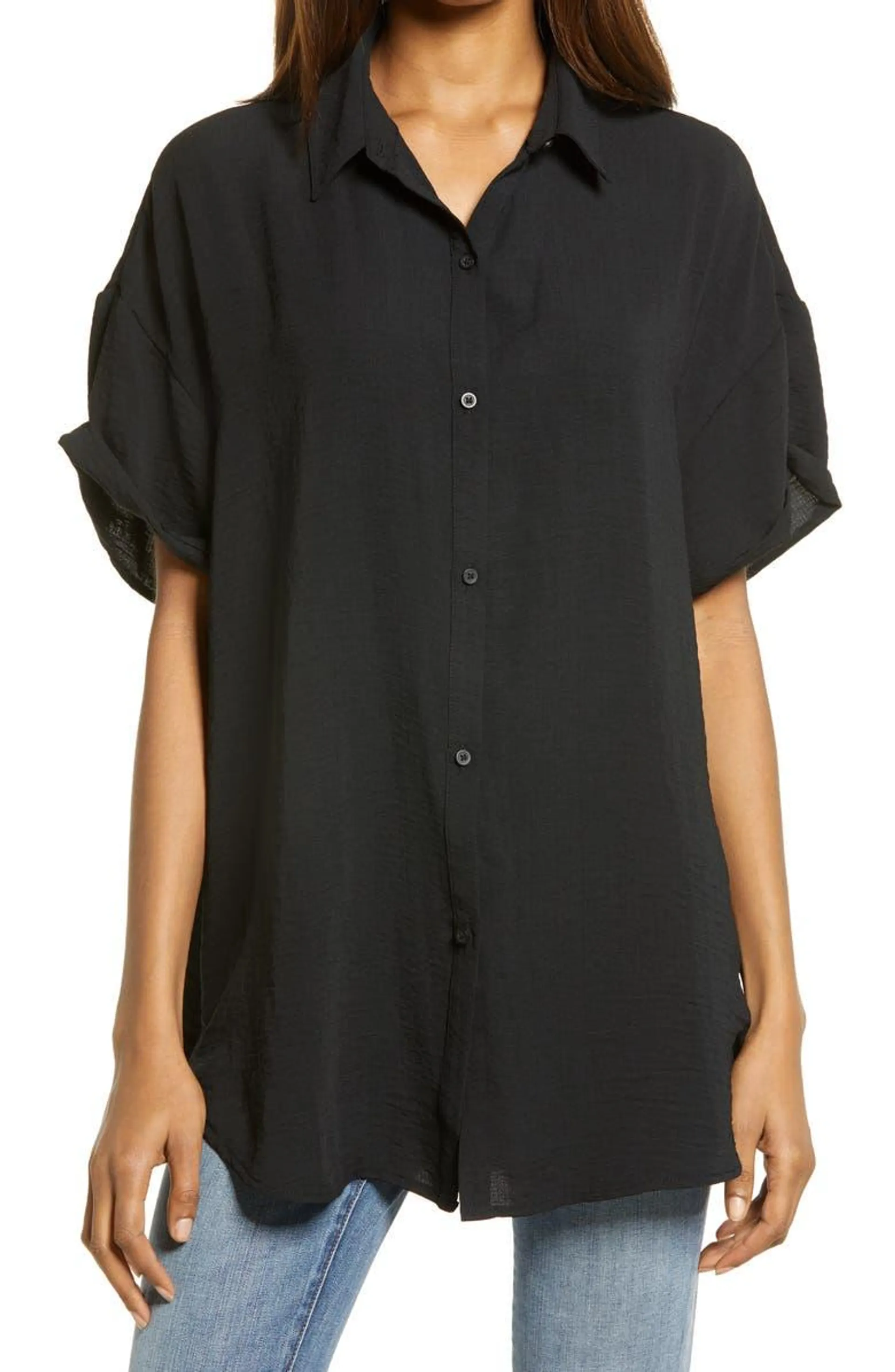 Oversize Short Sleeve Tunic