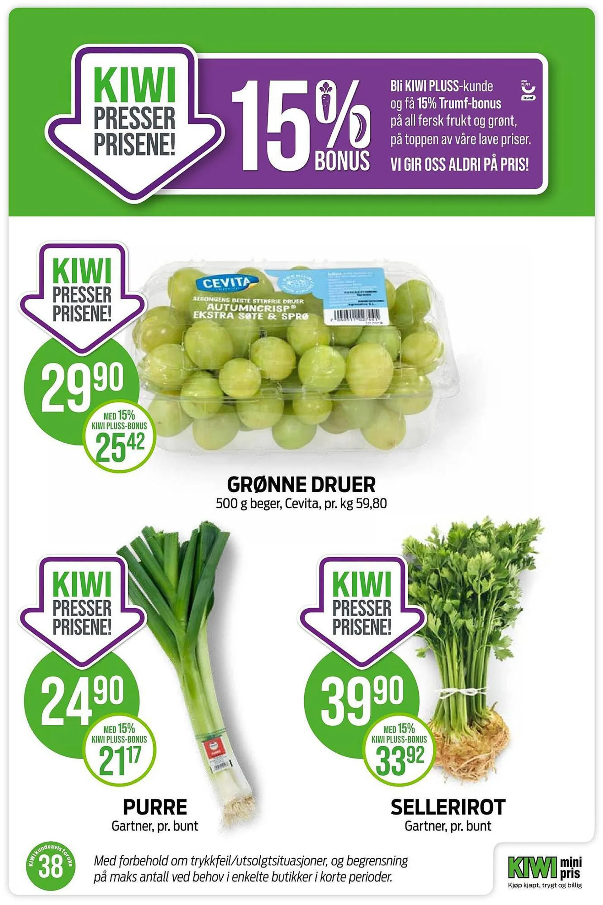 Kiwi Kundeavis fra 17. september til 24. september 2023 - kundeavisside 3