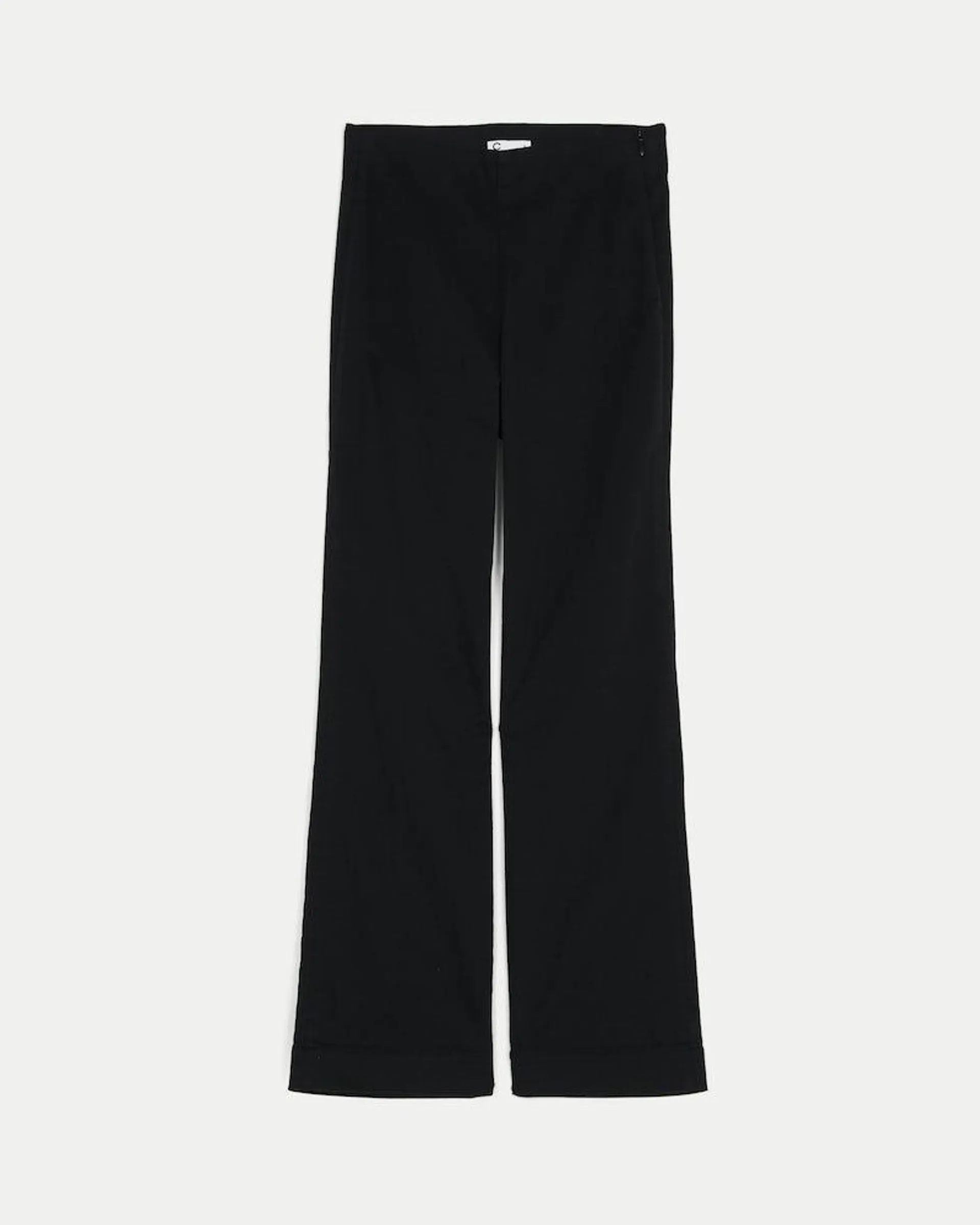 Cropped bukse med stretch