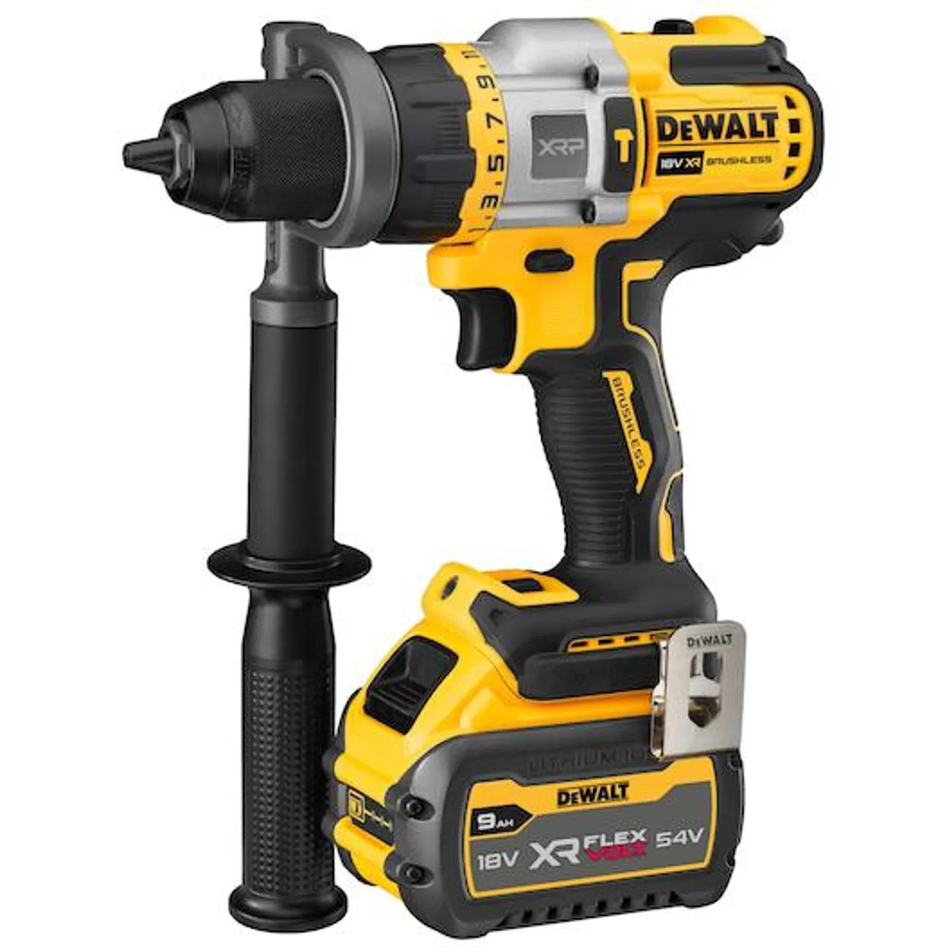 18V XR XRP Slagdrill med FLEXVOLT ADVANTAGE - 1 X 9Ah