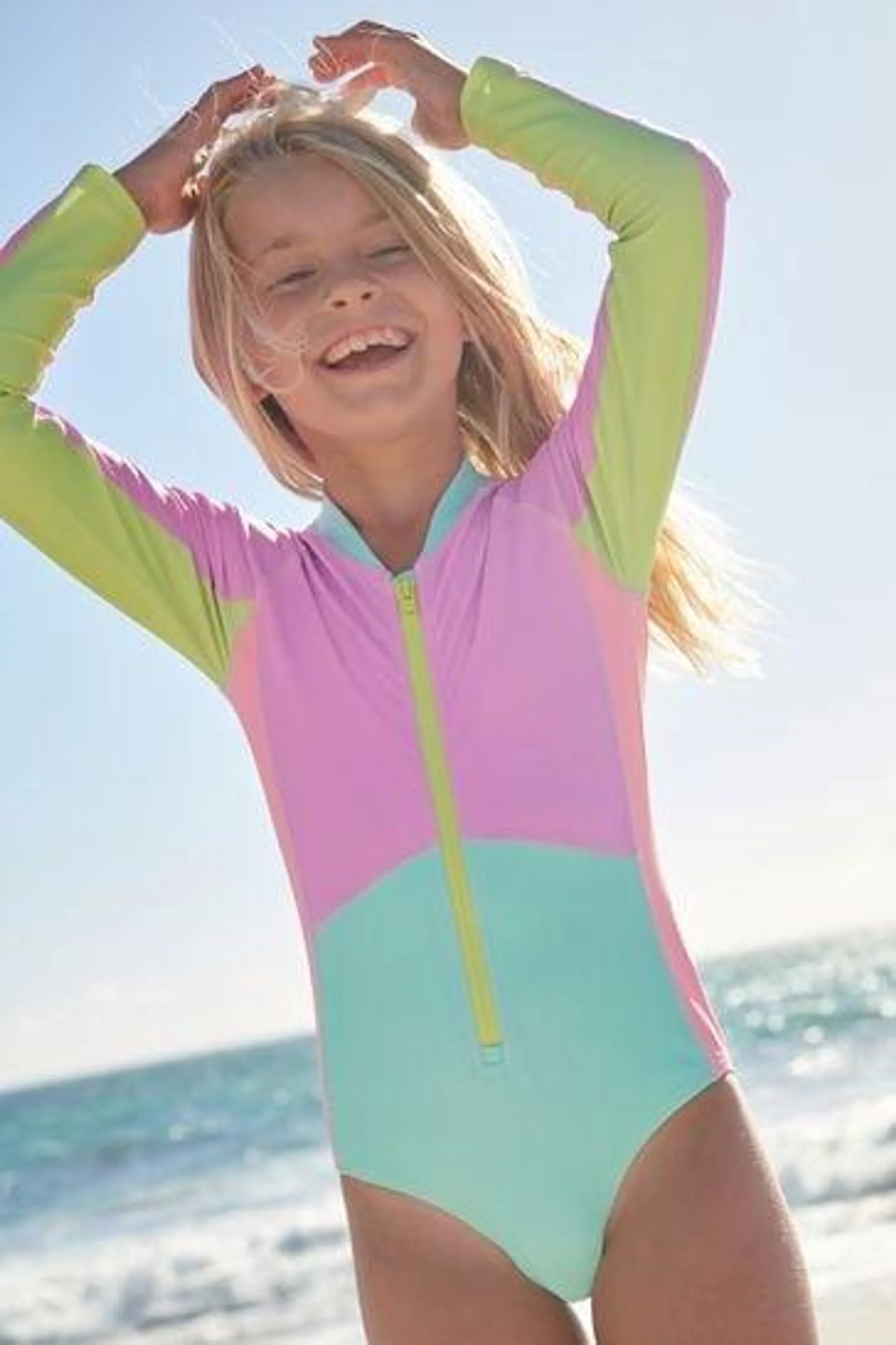 Long Sleeved Swimsuit (3-16yrs)