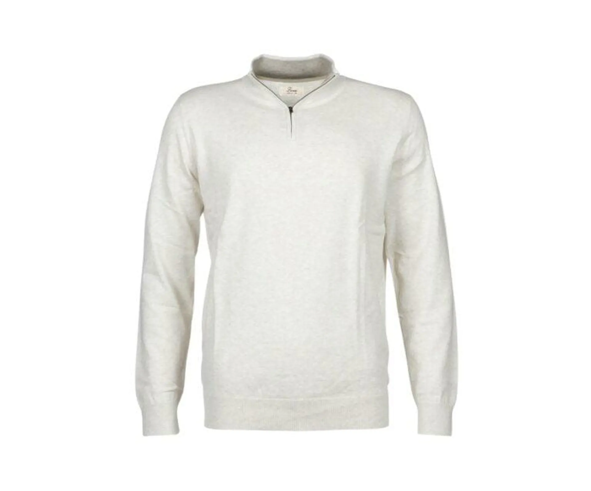 Lacazette Cotton Half Zip – Hvit