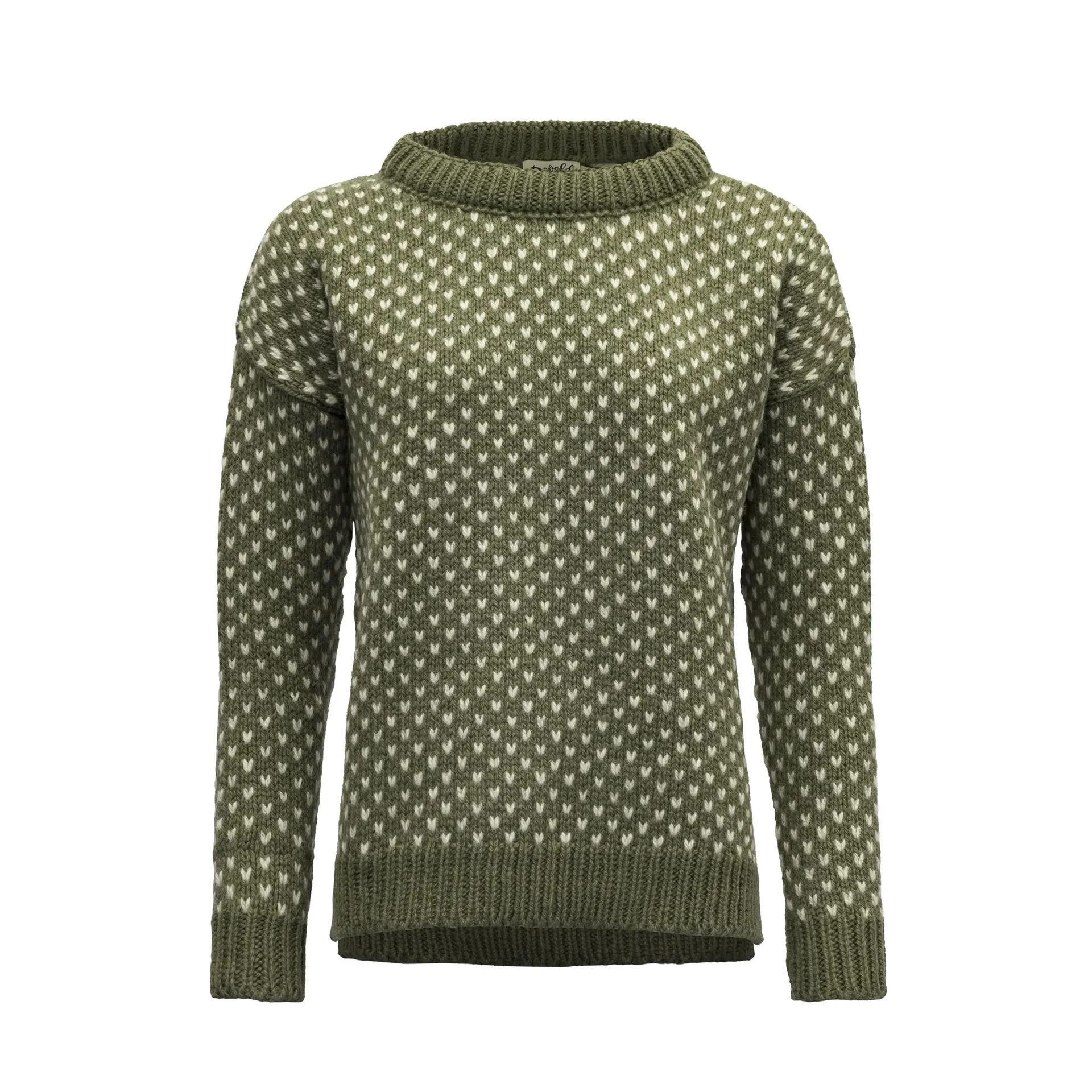 Devold Nordsjø Wool Sweater Womens Olive