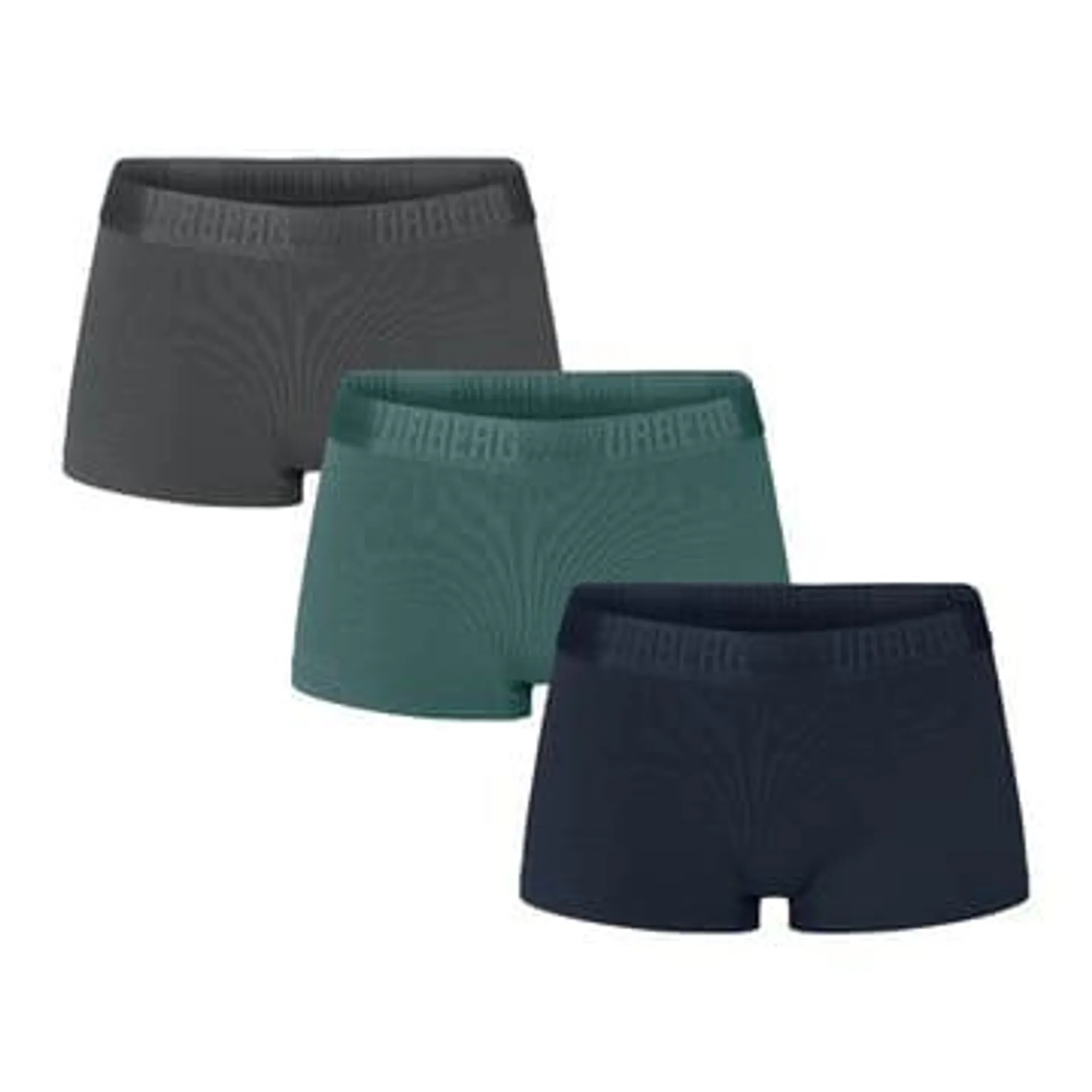 Urberg Isane 3-Pack Bamboo Boxers Women's Multi Color Ii