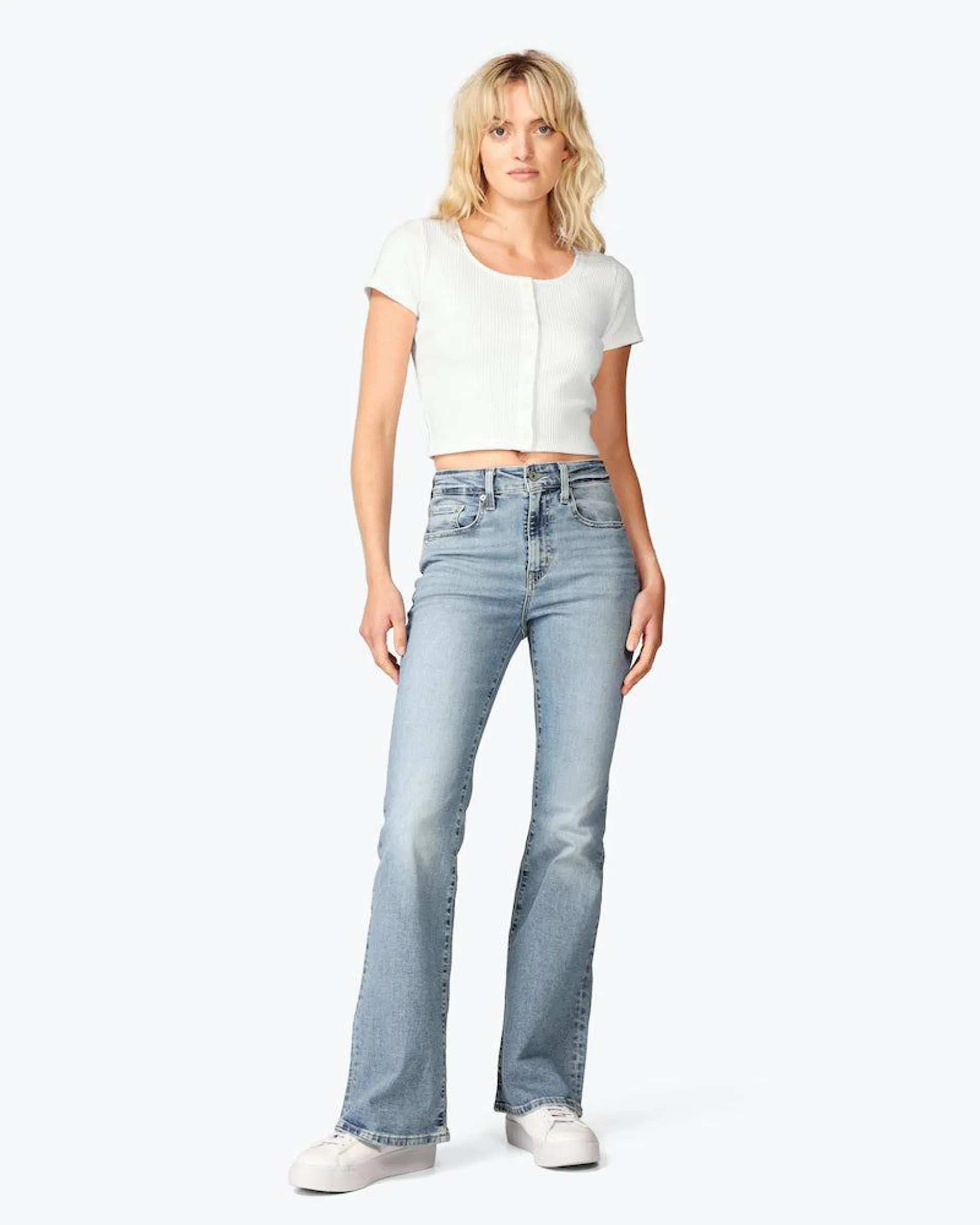 726™ High Rise Flare Lys Blå Jeans