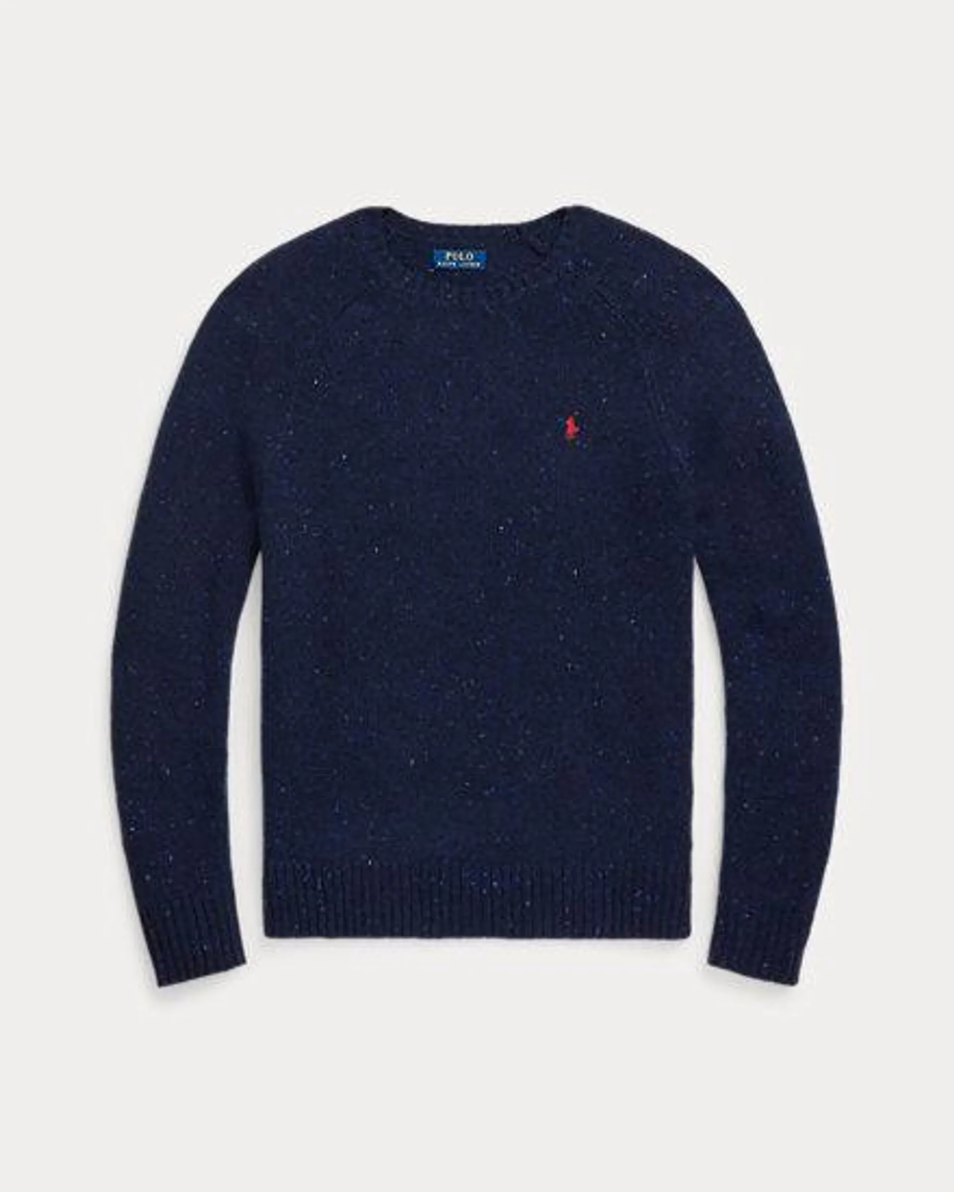 Wool-Blend Saddle-Sleeve Jumper