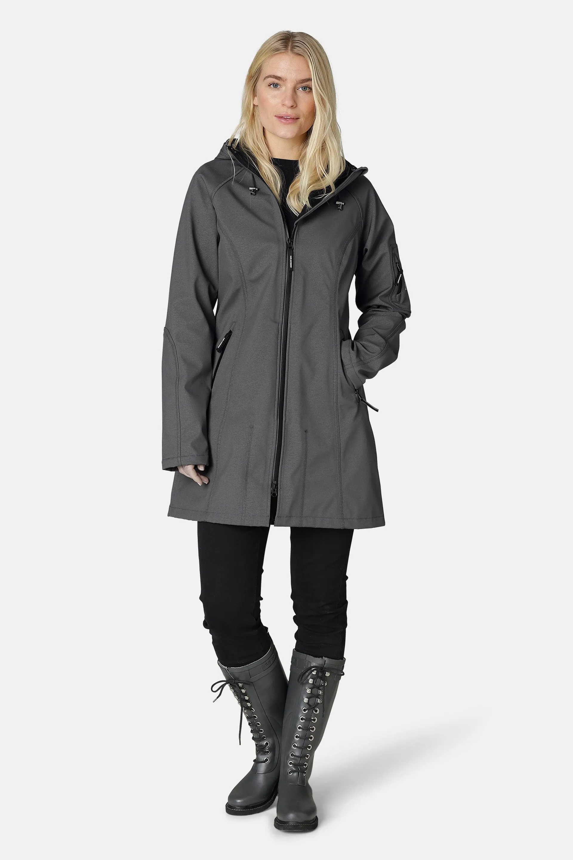 3/4 Raincoat - Dark Shadow