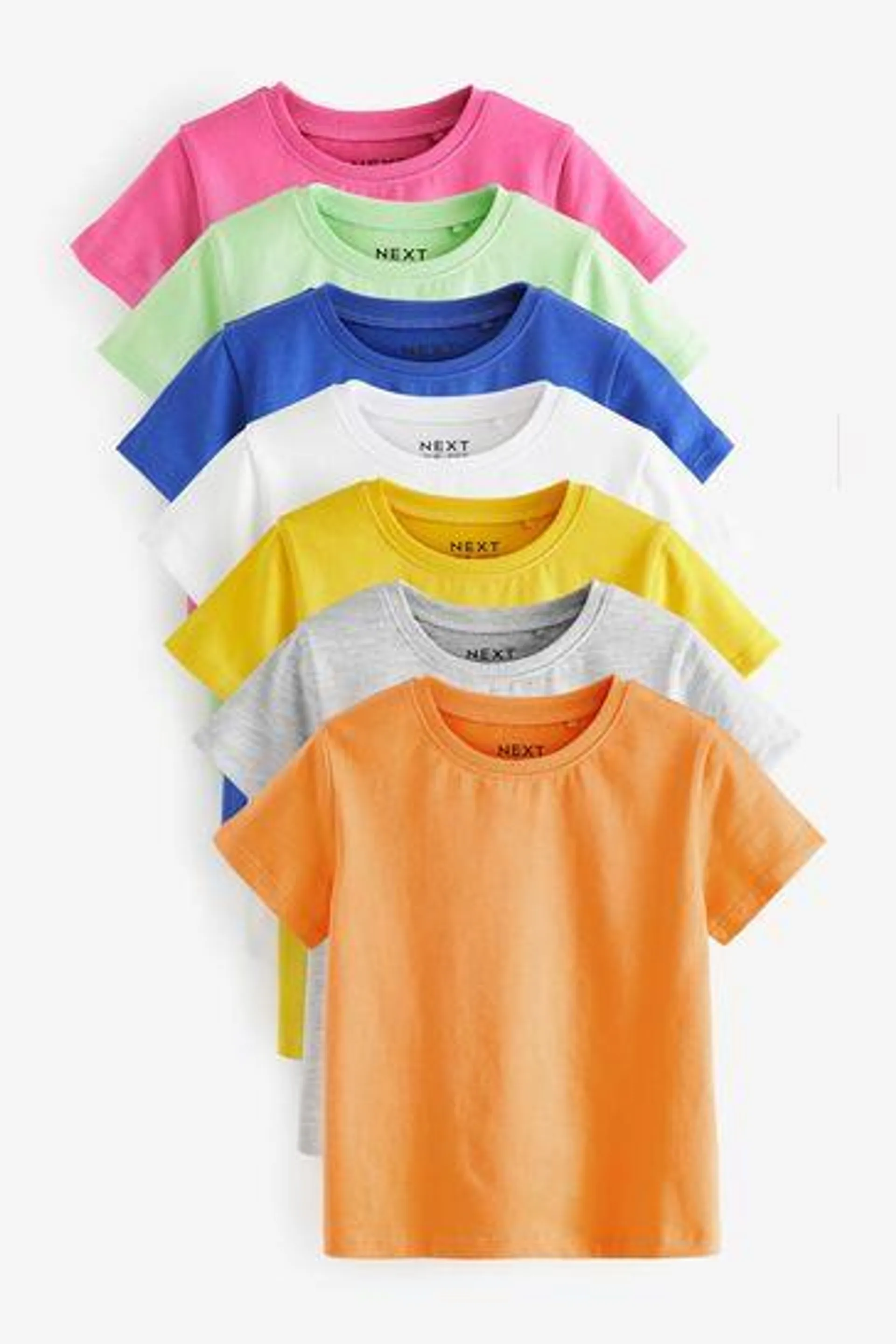 Short Sleeve T-Shirts 7 Pack (3mths-7yrs)