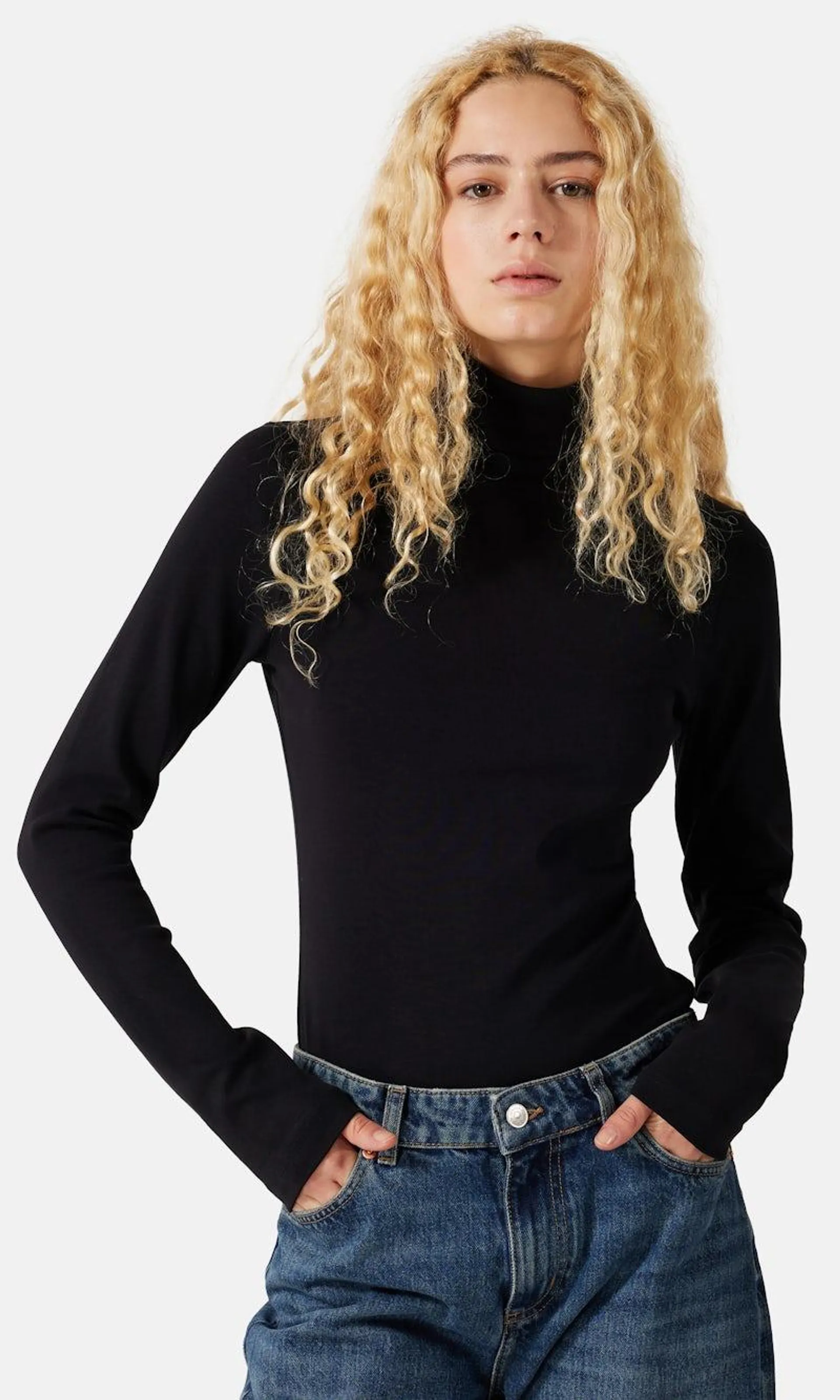 Turtleneck langermet