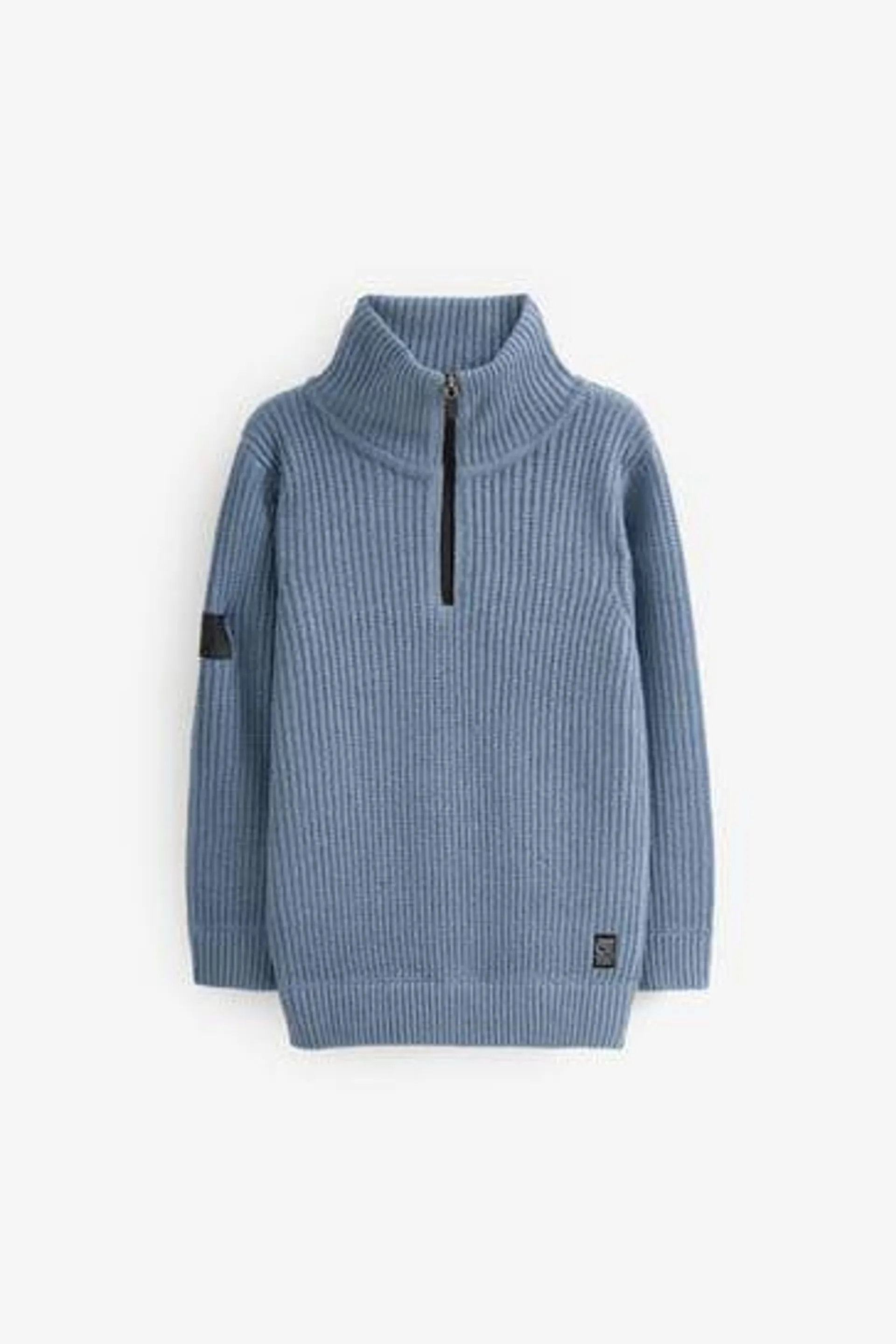 Utility Zip Neck Jumper (3-16yrs)