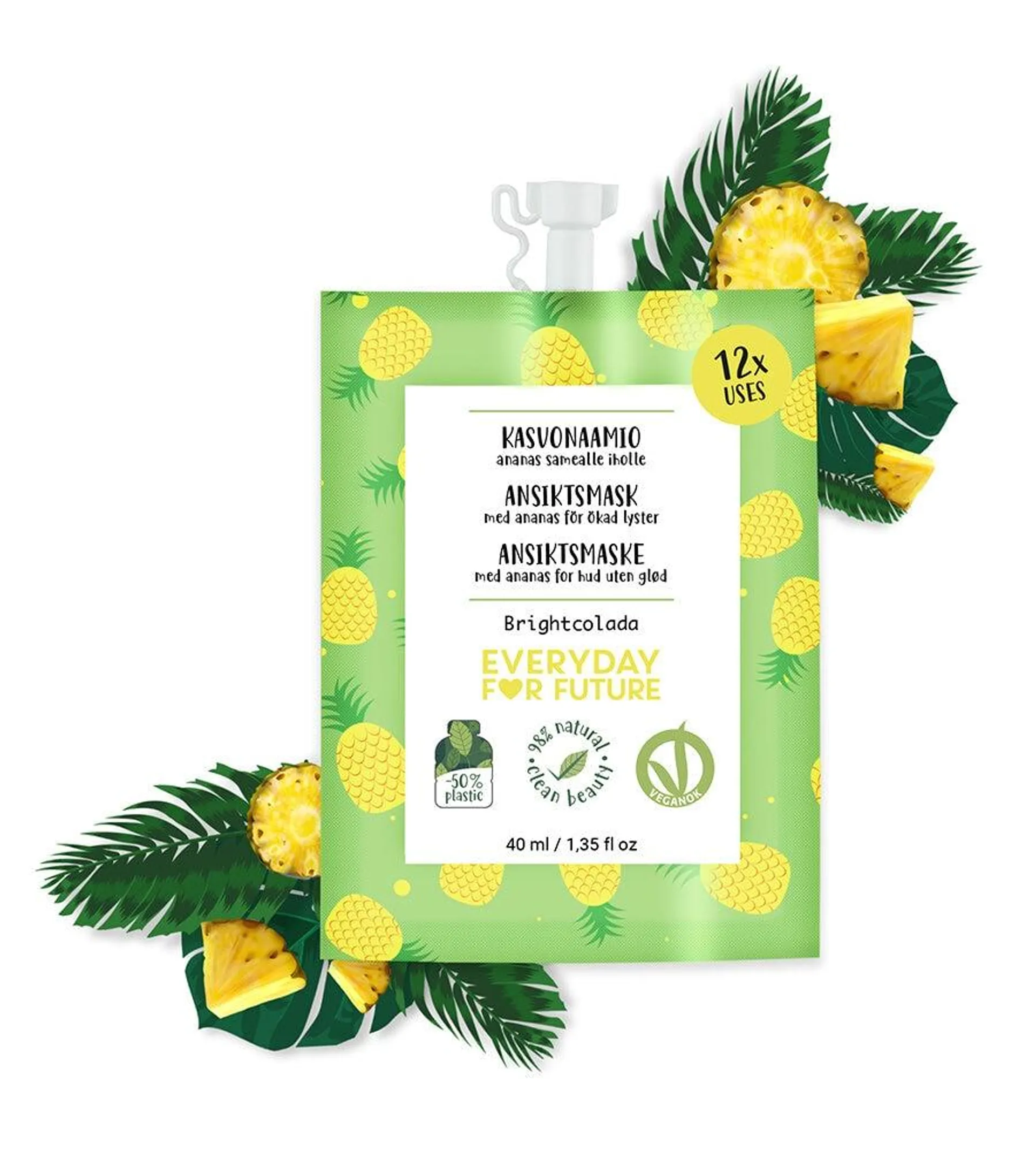 Face Mask Pineapple