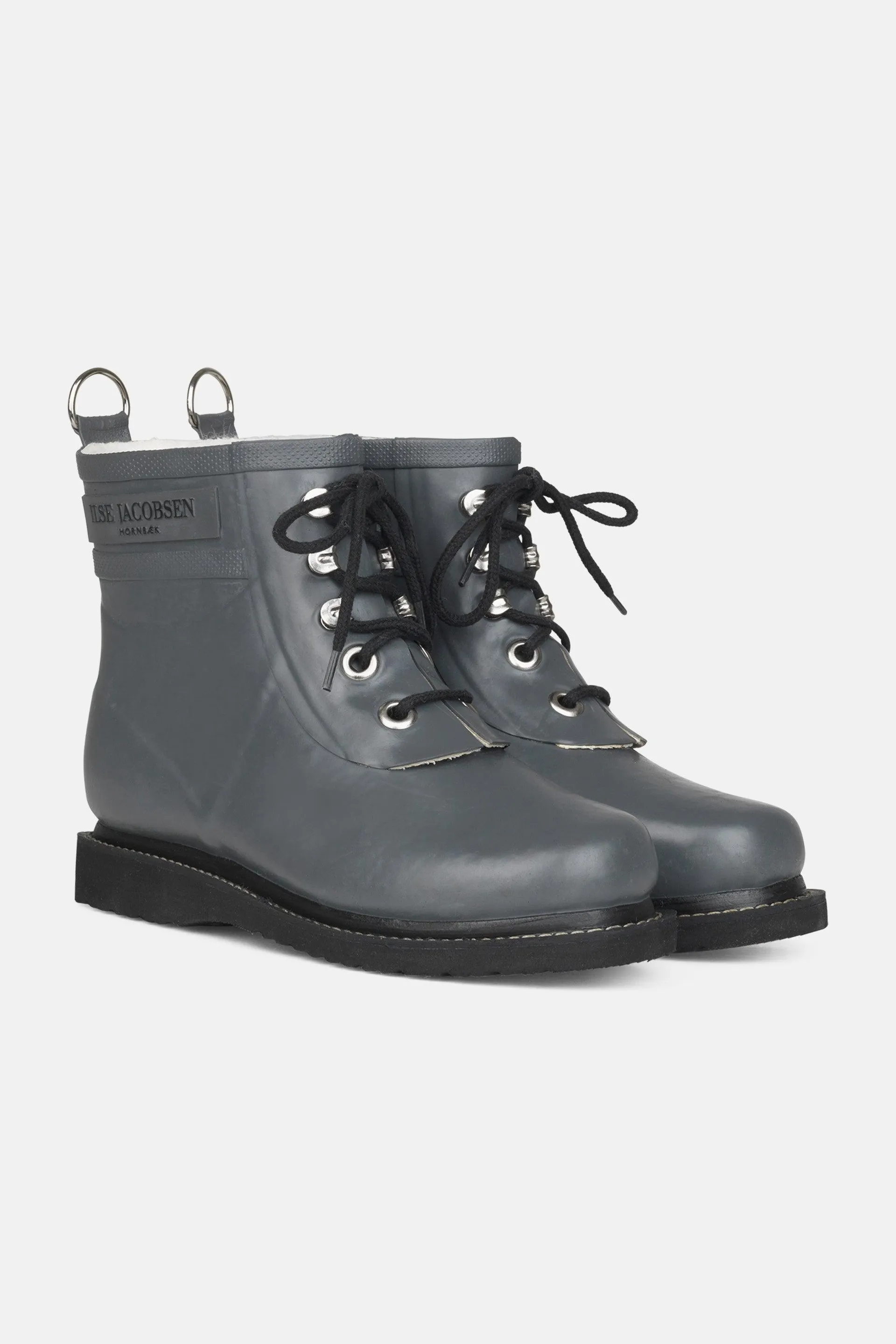 Short Rubber Boots - Grey