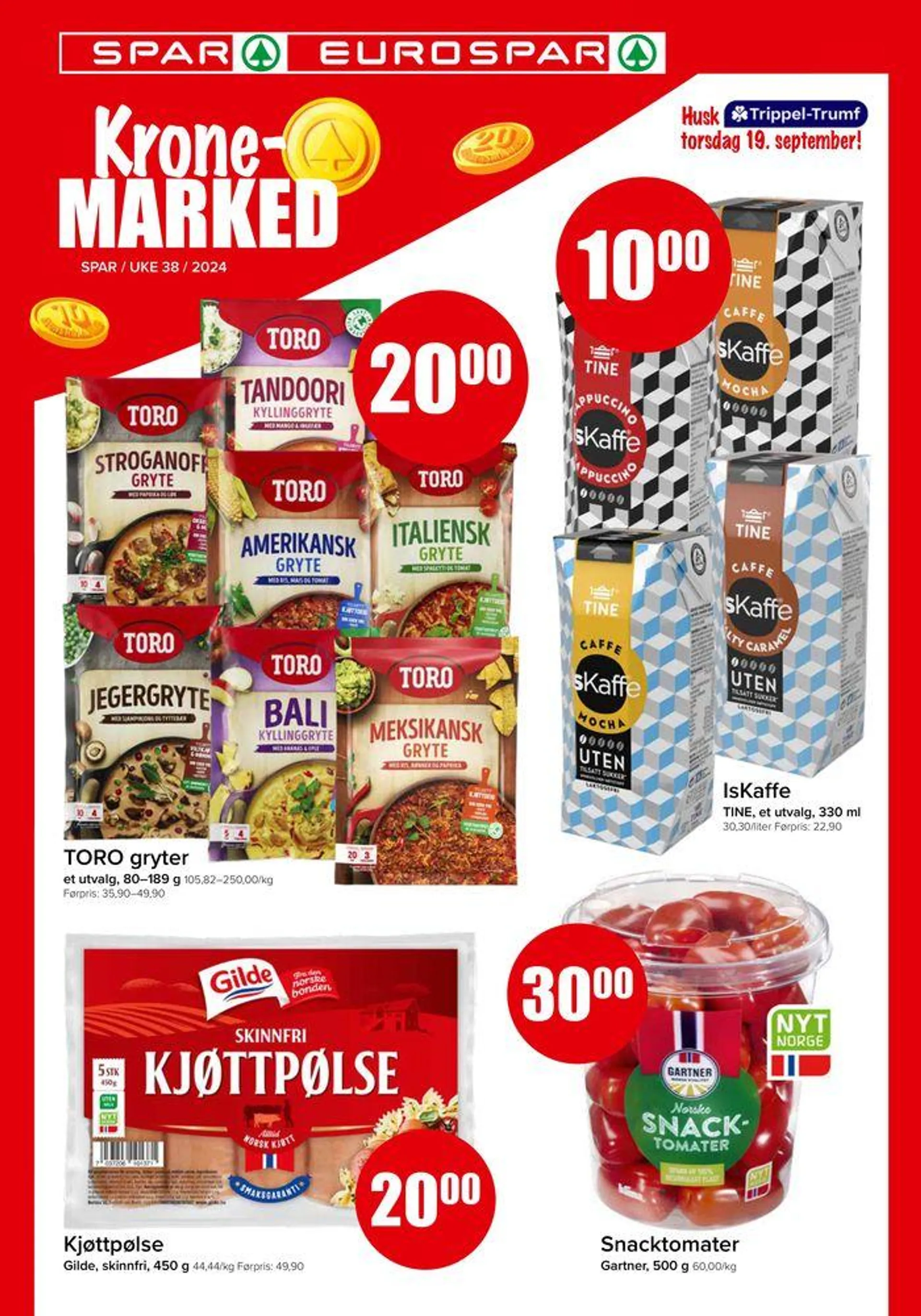 Spar Kundeavis Uke 38 fra 19. september til 3. oktober 2024 - kundeavisside 2