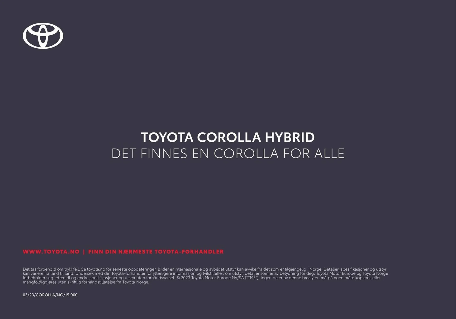 Toyota Kundeavis fra 7. november til 7. november 2024 - kundeavisside 25